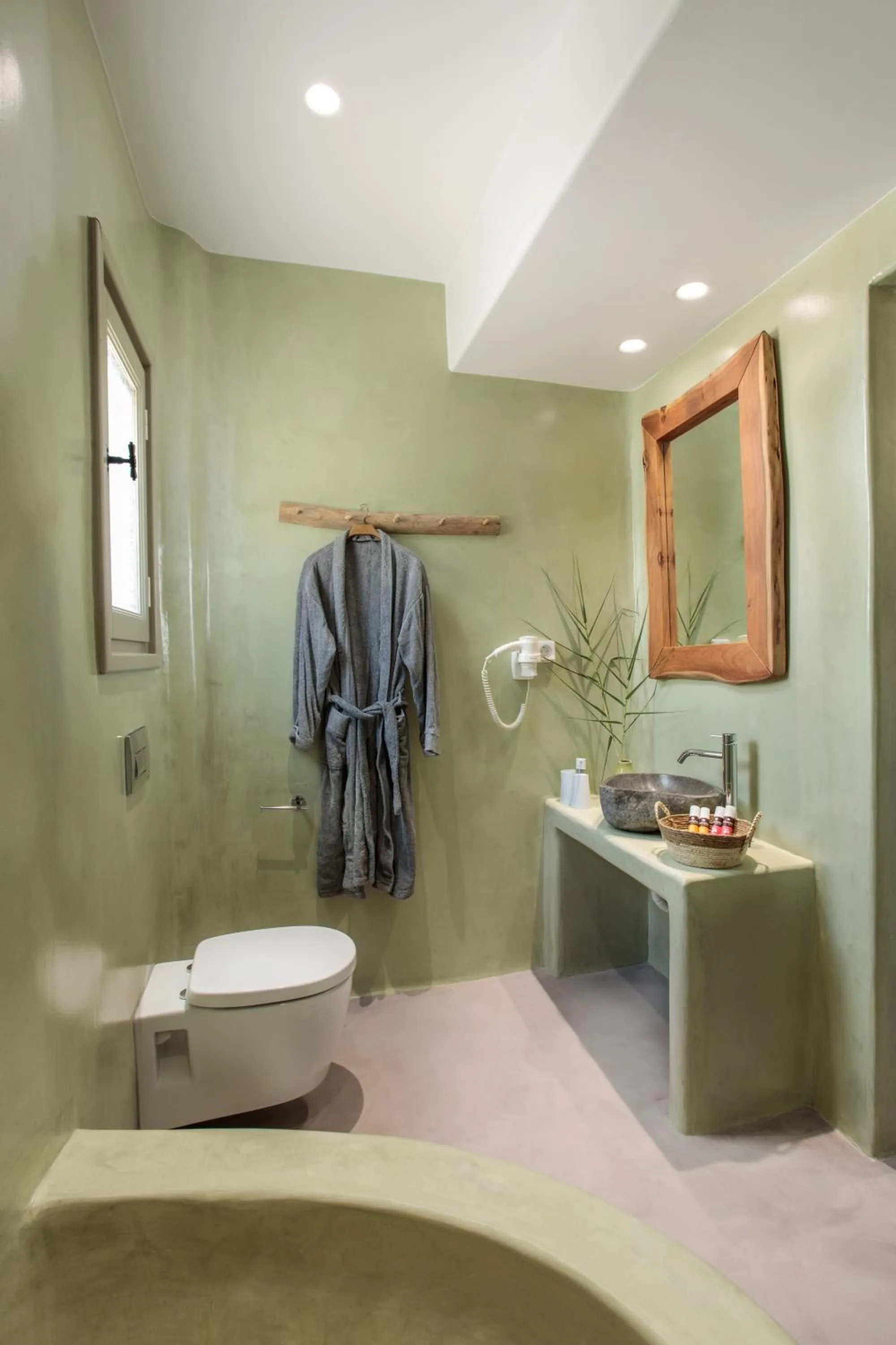 Bathroom in Halcyon Suites and Villas Naxos