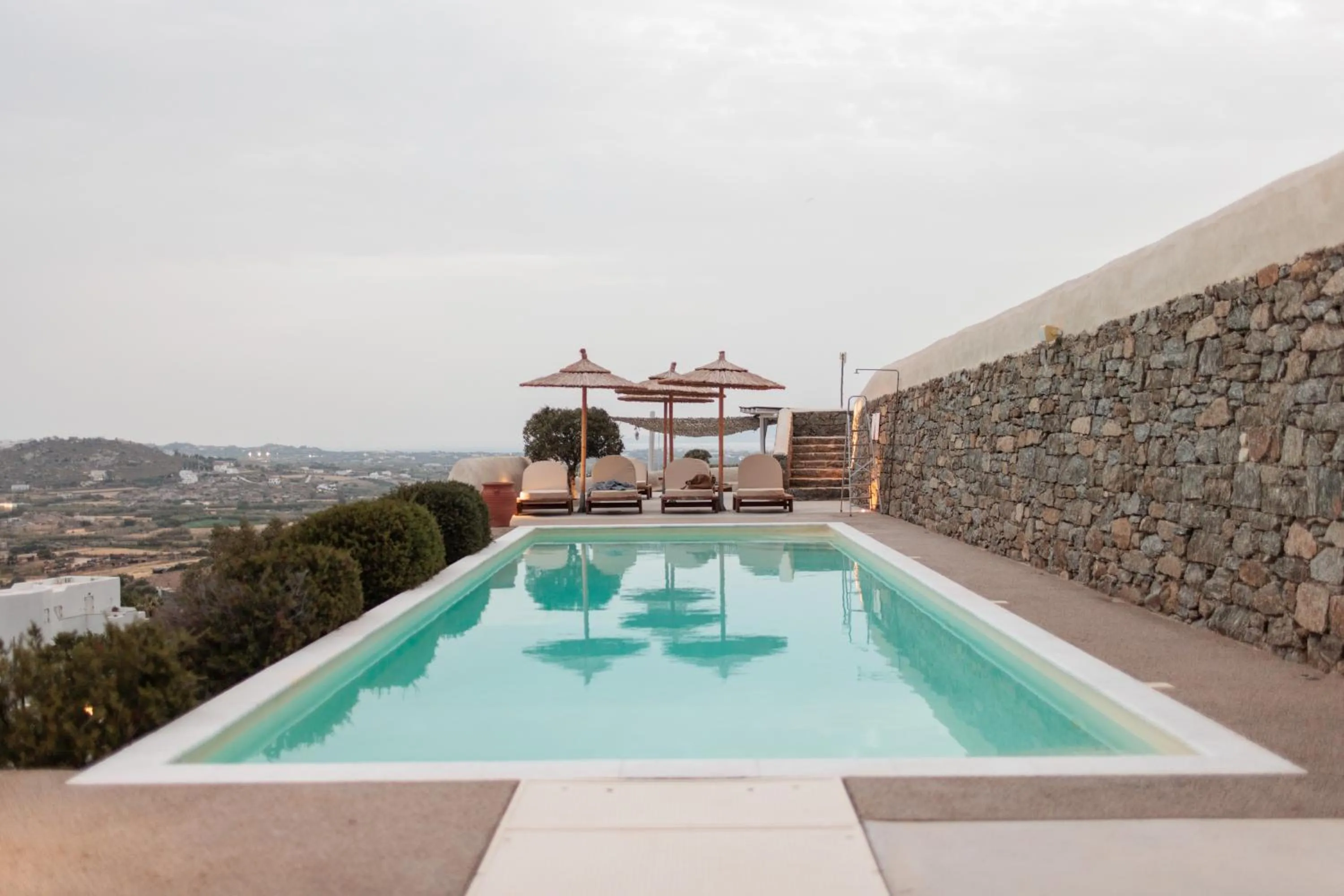 Swimming pool in Halcyon Suites and Villas Naxos
