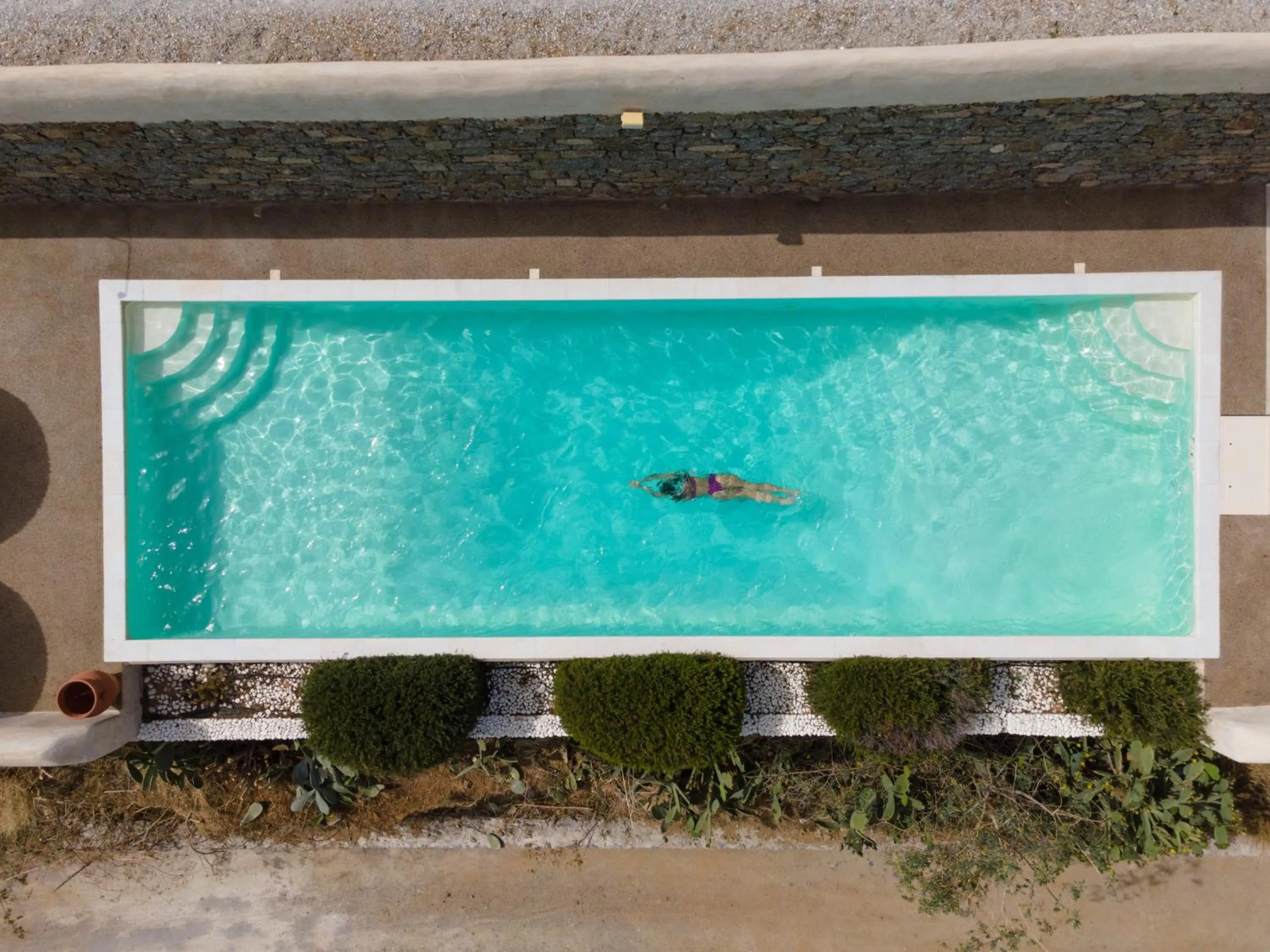 Pool view in Halcyon Suites and Villas Naxos