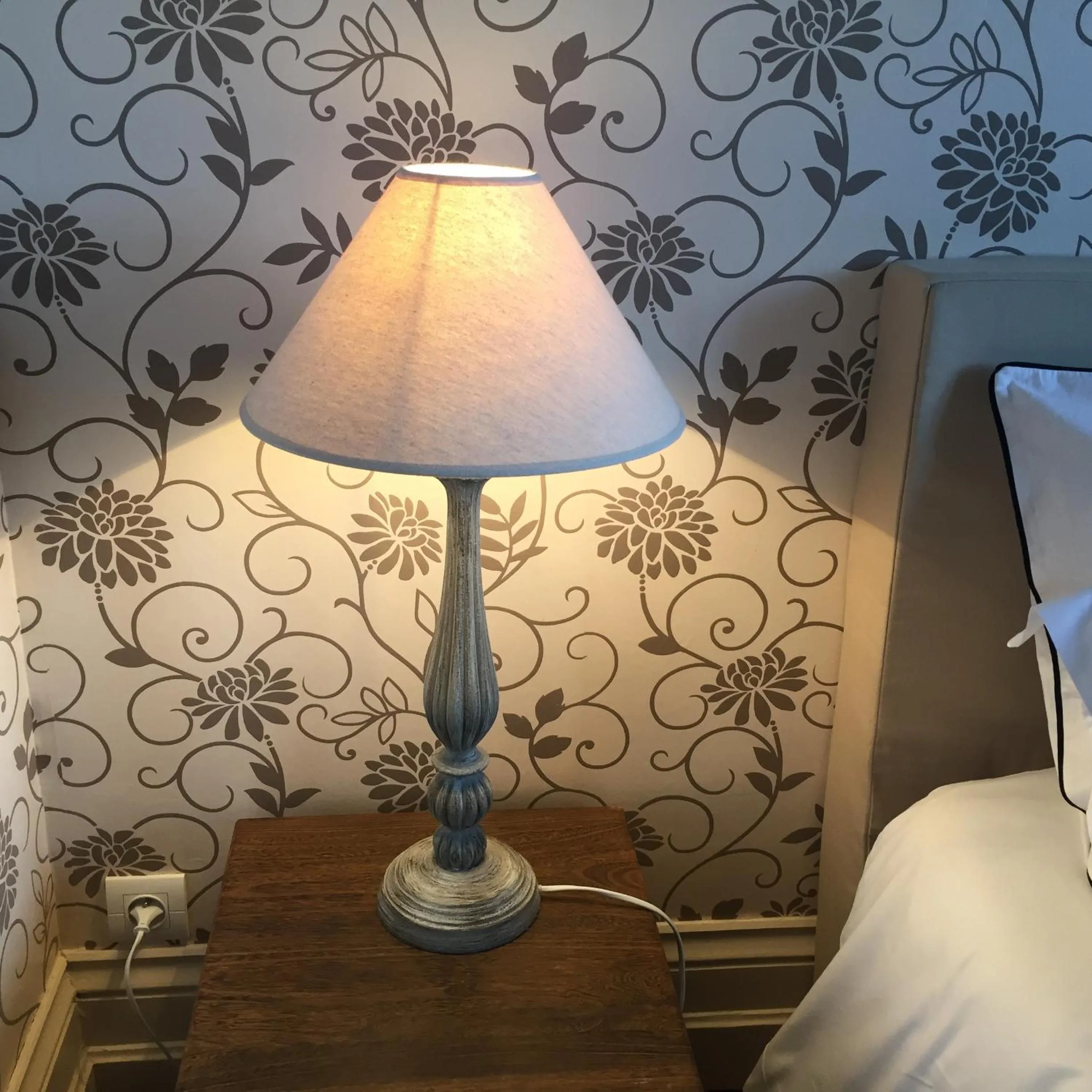 Decorative detail, Bed in Le Manoir de Bénédicte B&B