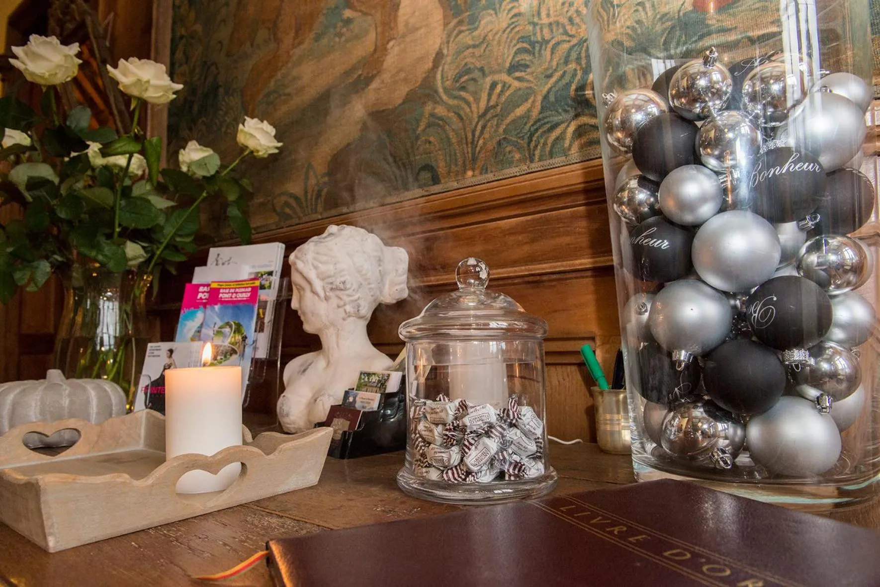 Decorative detail in Le Manoir de Bénédicte B&B