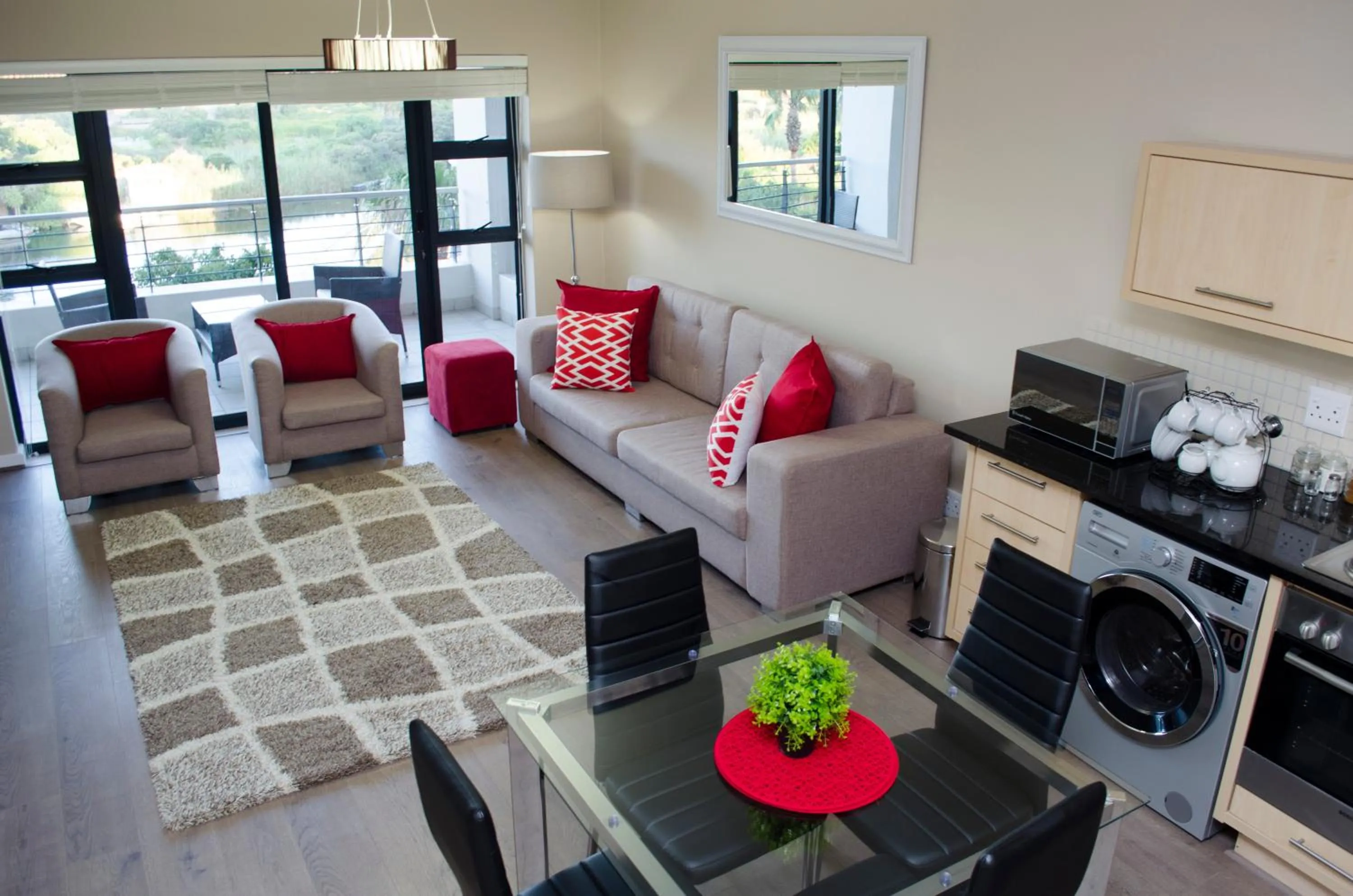 Kitchen or kitchenette in Knightsbridge Luxury Apartments