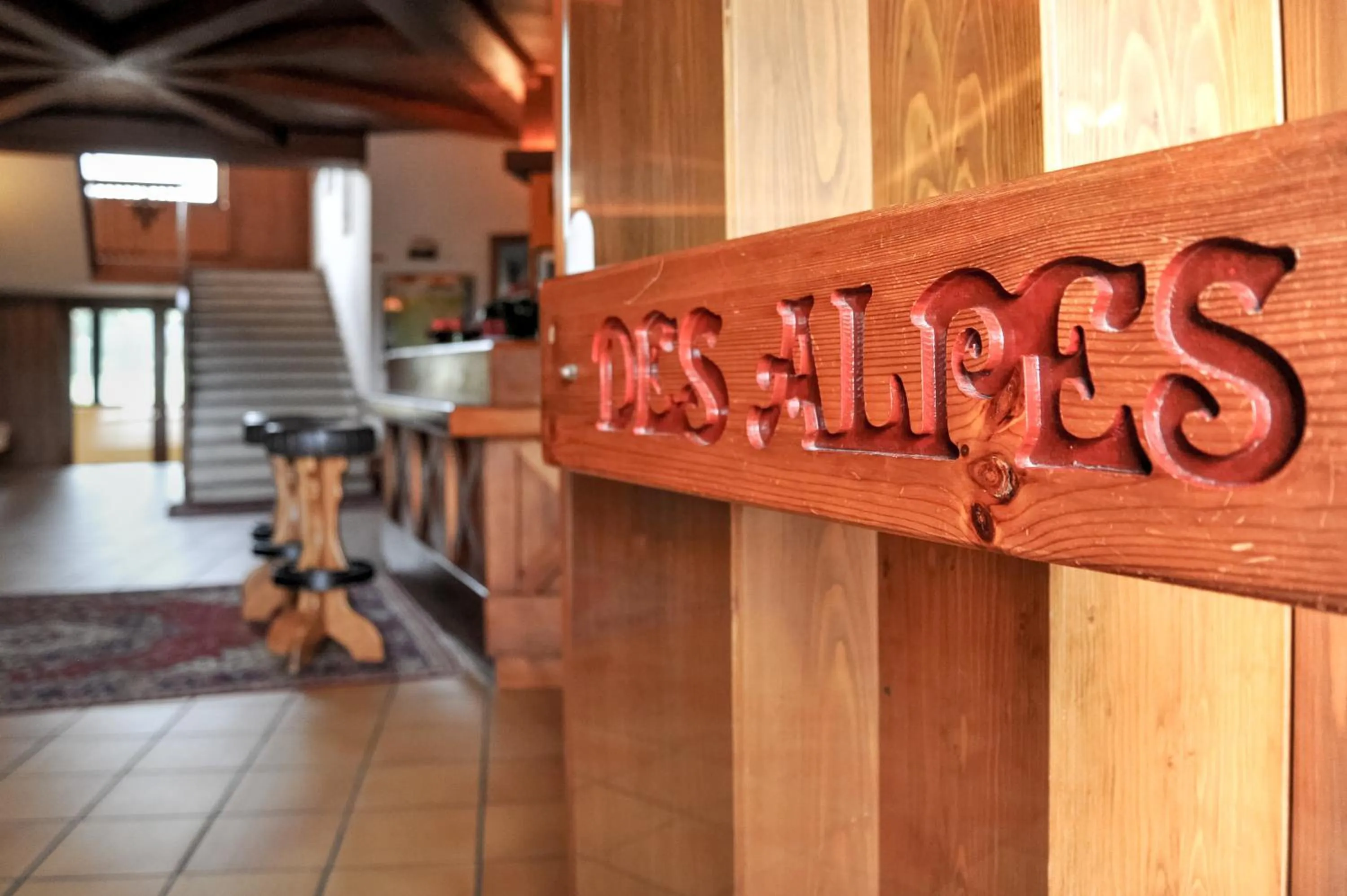 Decorative detail in Residence Des Alpes