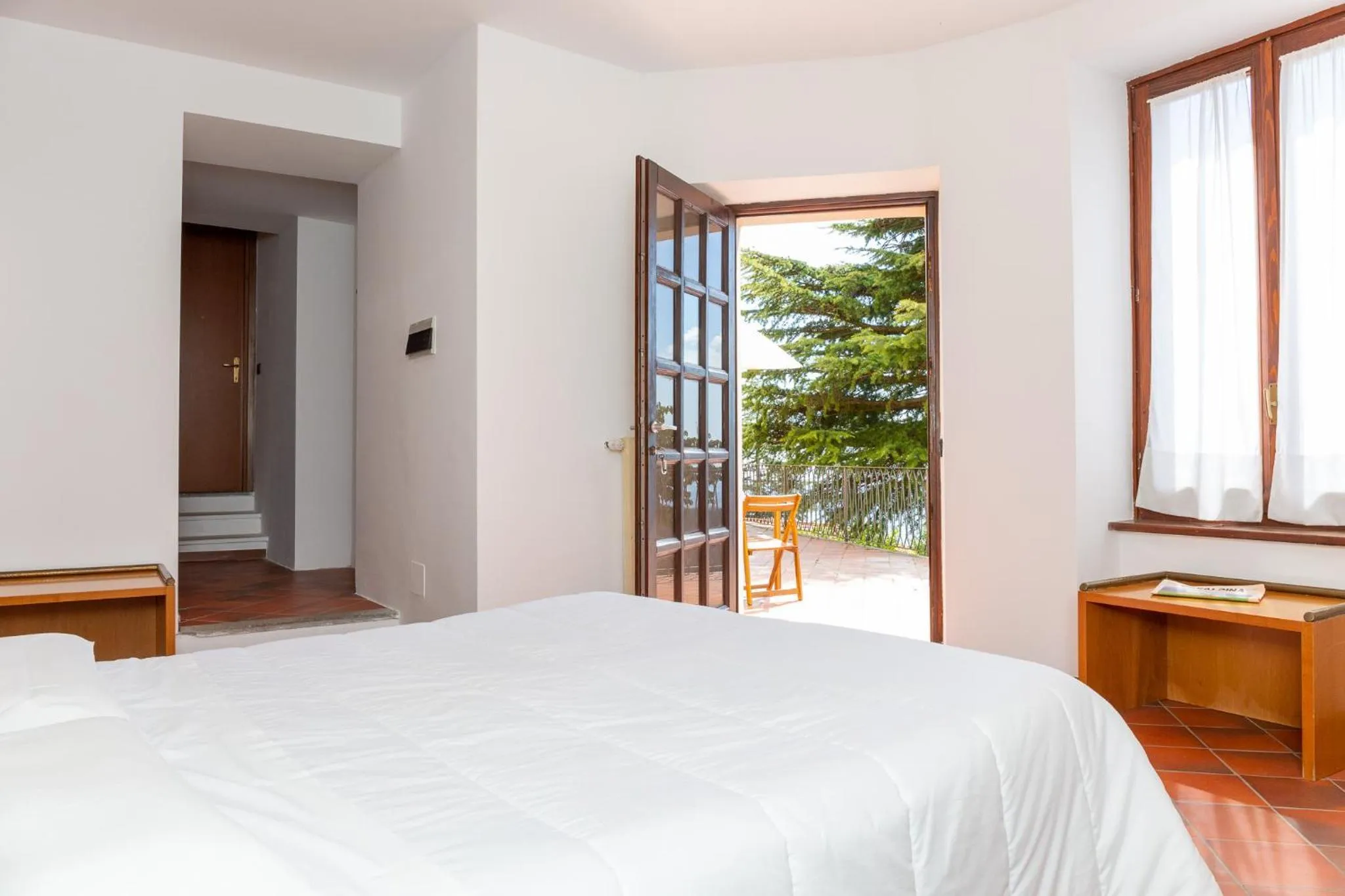 Bedroom, Bed in Albergo Sacro Monte Varese