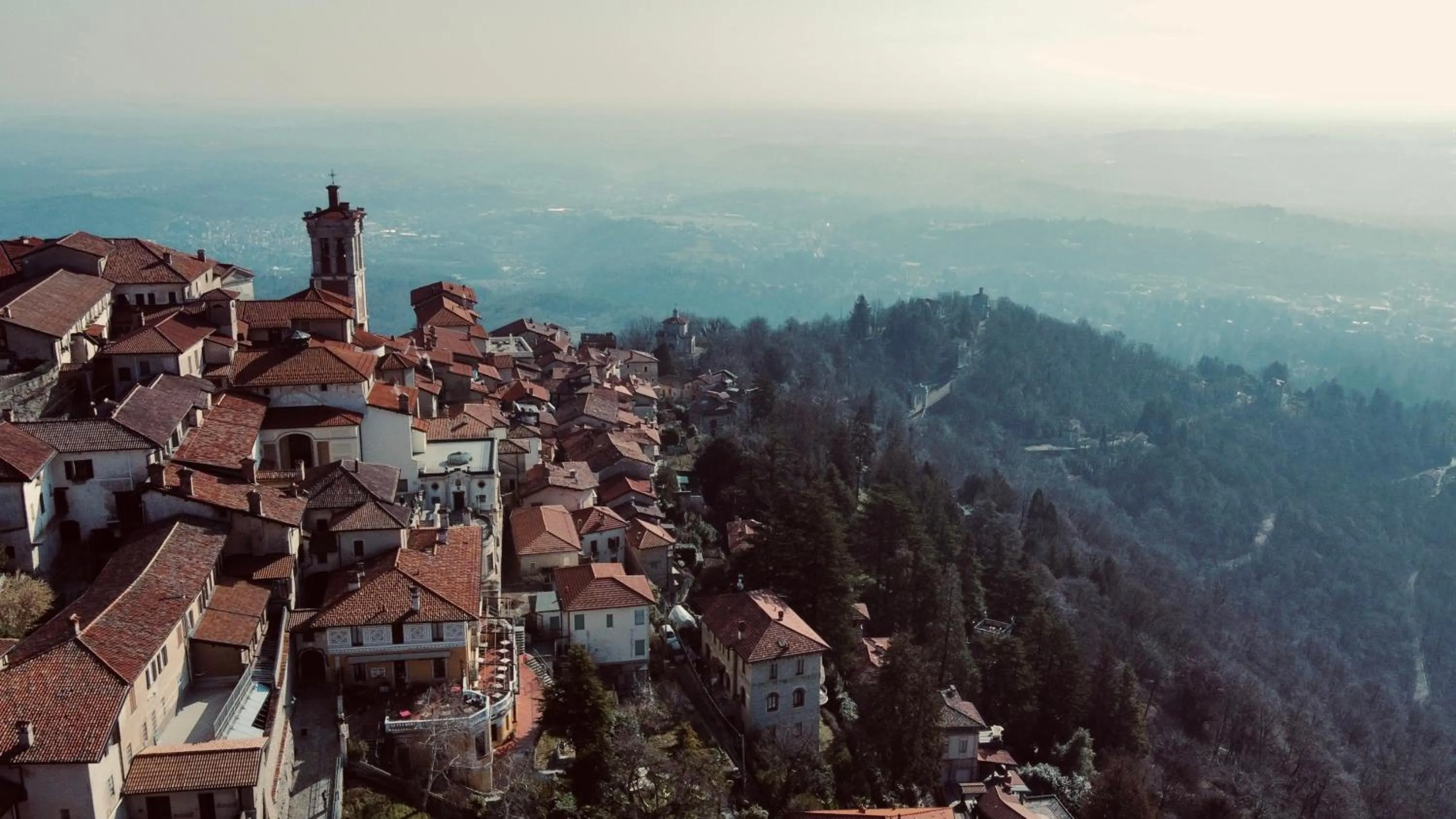 City view in Albergo Sacro Monte Varese
