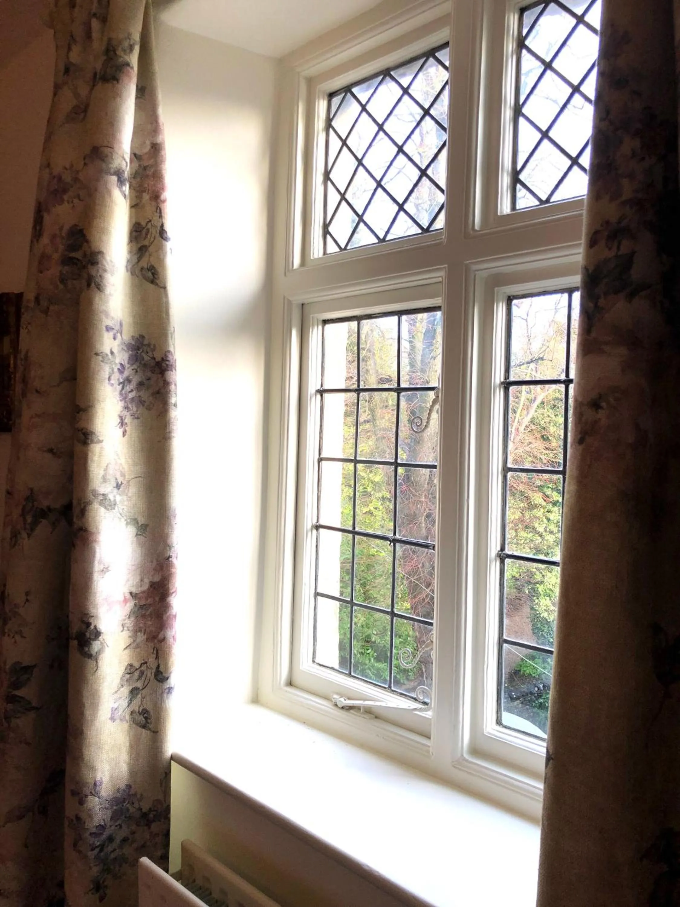 Garden view in The Wheatsheaf at Beetham