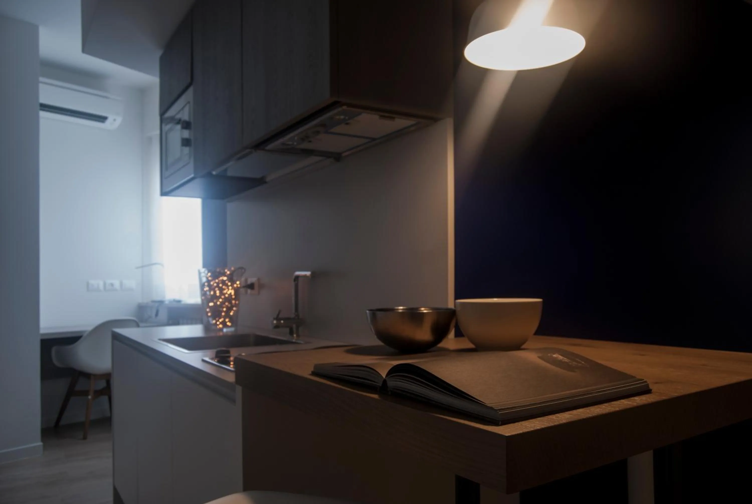 Kitchen or kitchenette in Hotel Oliva