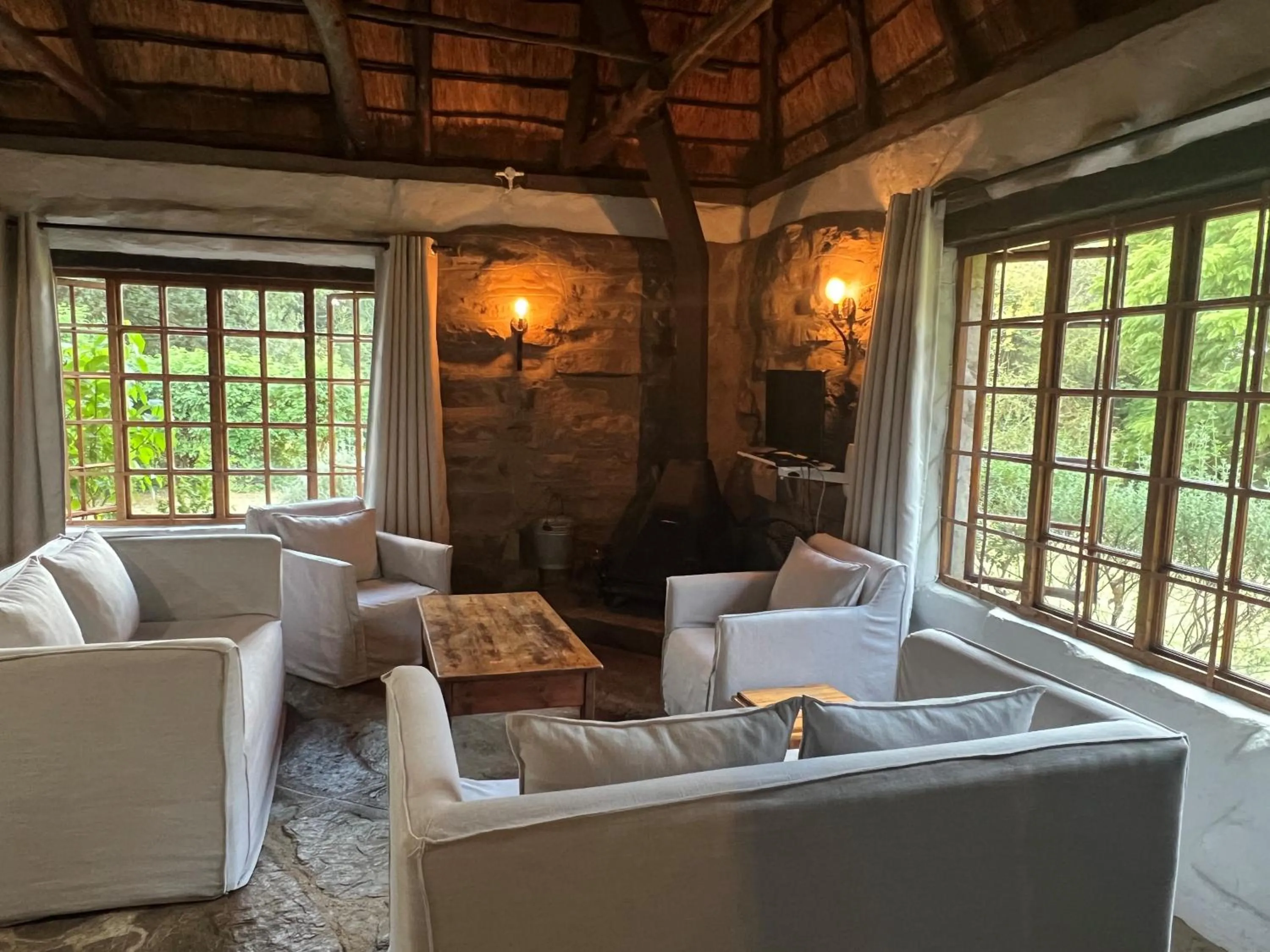 Living room in Wyford Farm