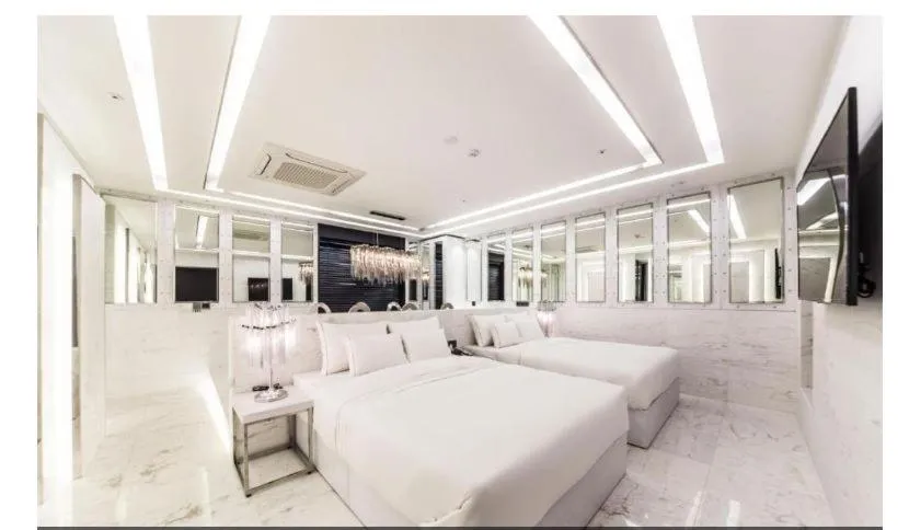 Bed in Hotel Forestar