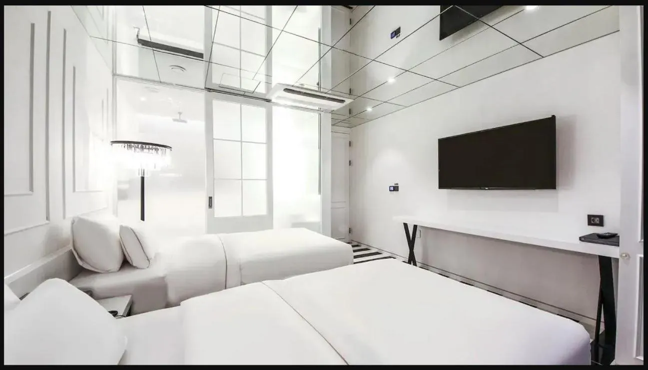 Bed in Hotel Forestar