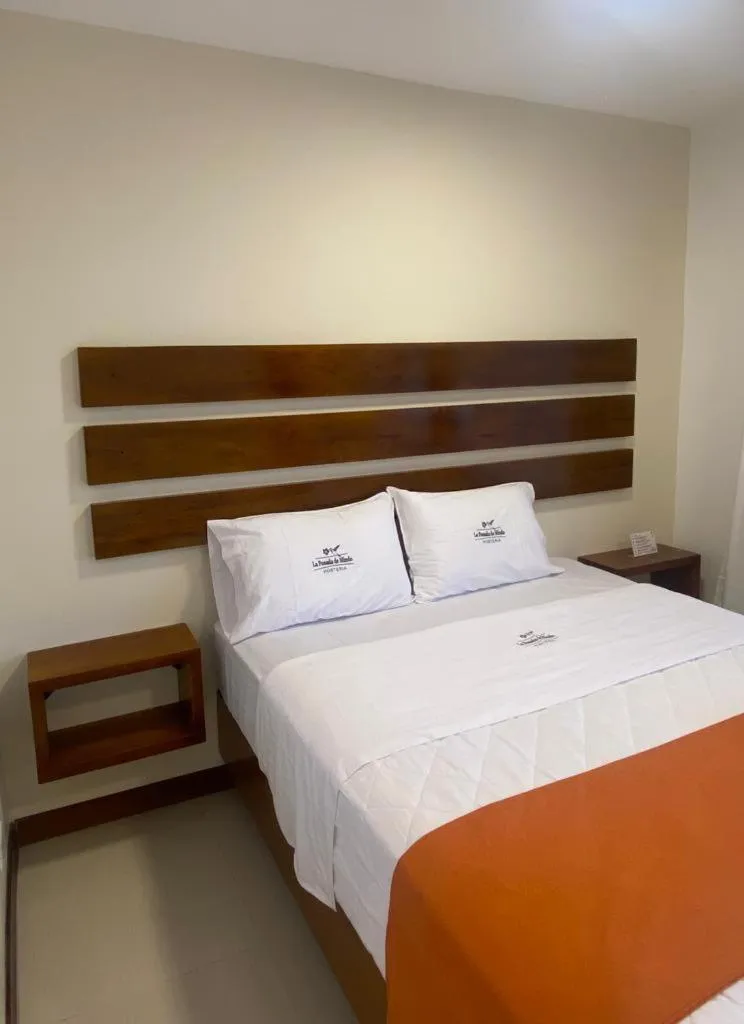 Bed in La Posada de Mindo