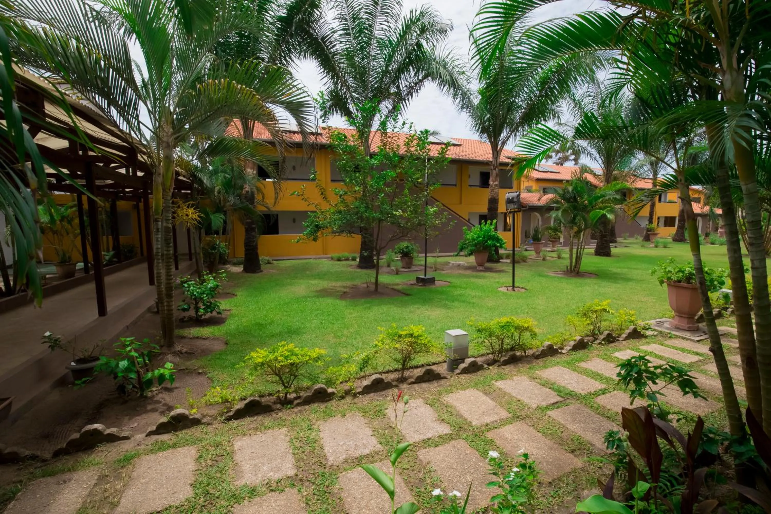 Garden view in Hotel Palm Beach