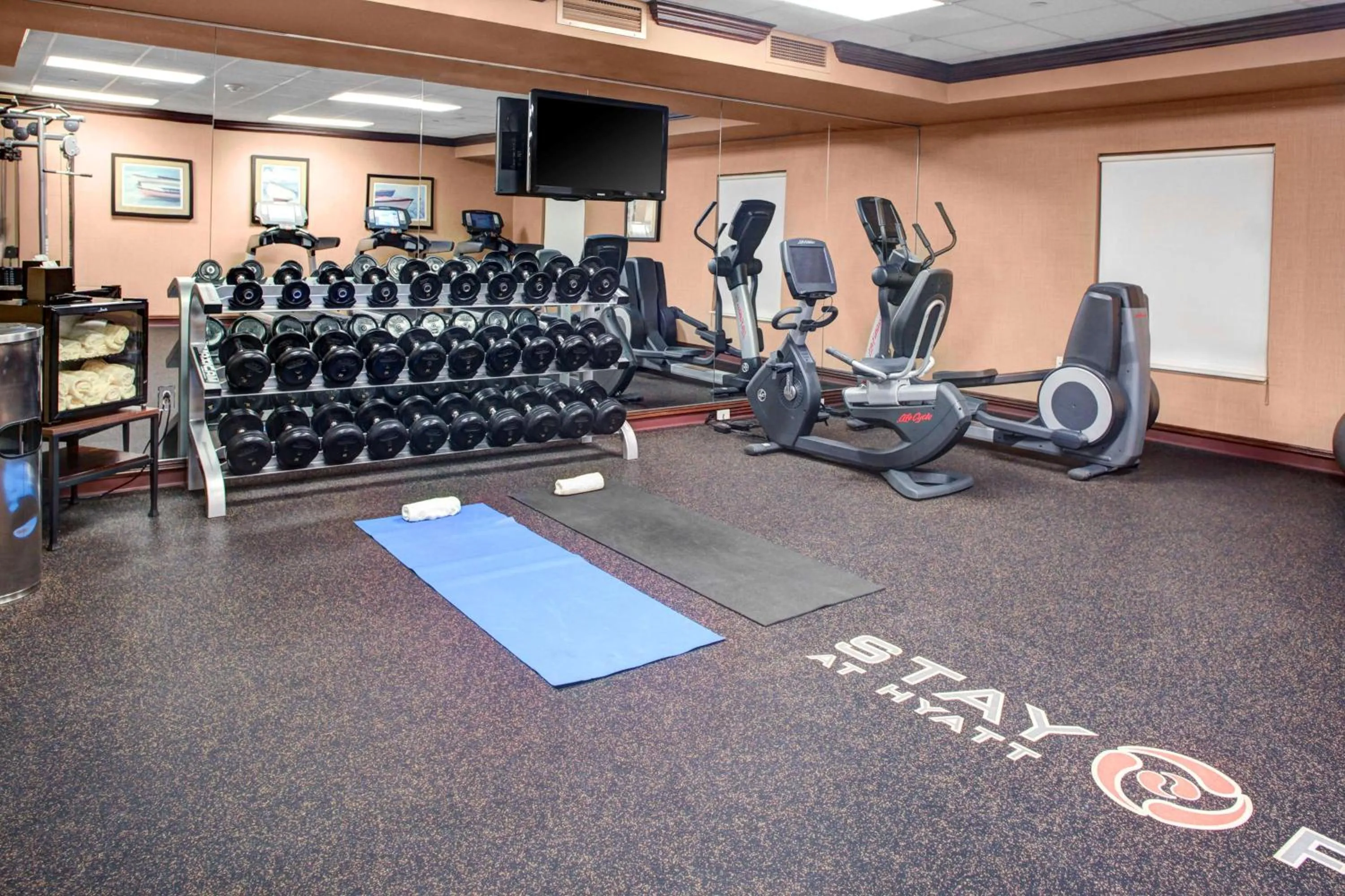 Fitness centre/facilities in Hyatt House Parsippany East