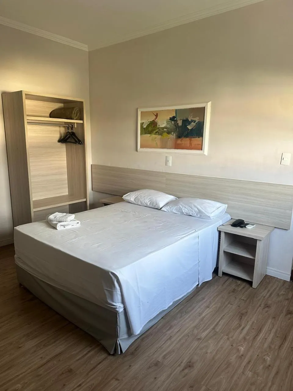 Bed in Fênix Hotel Campinas