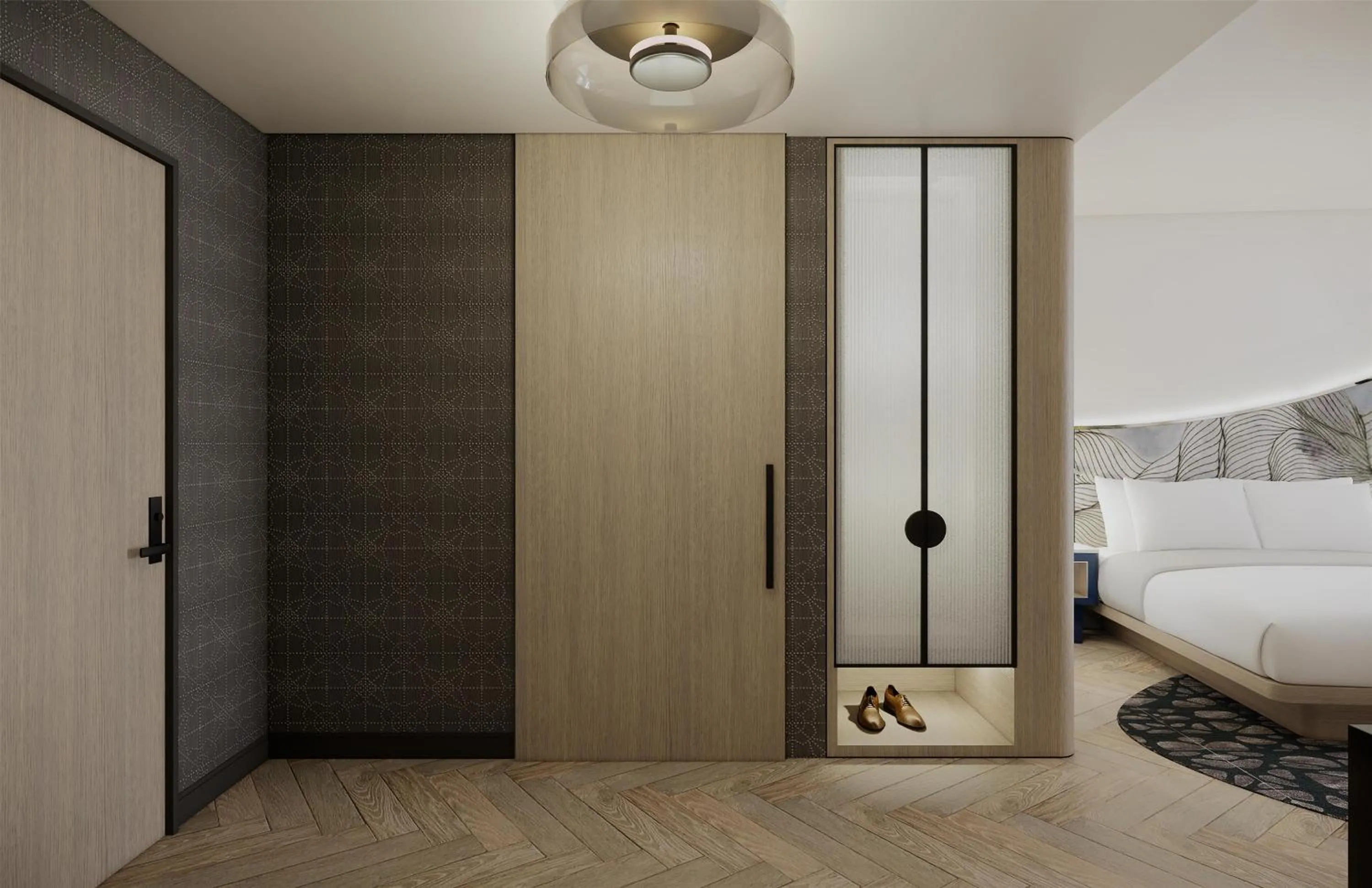 Photo of the whole room, Bed in The Monarch San Antonio, Curio Collection By Hilton