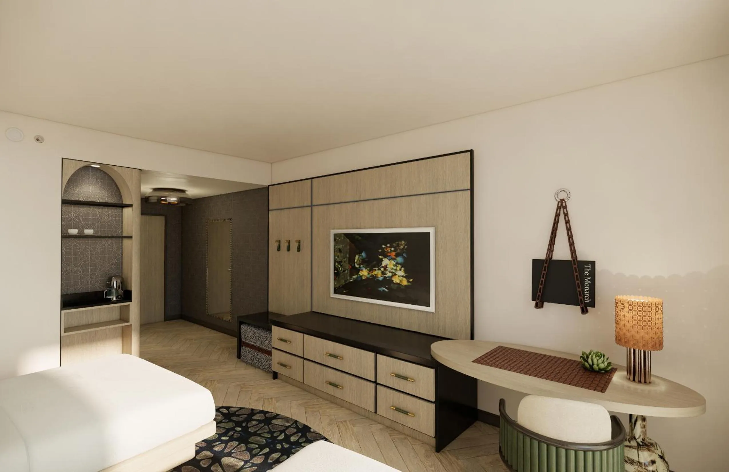 Bed in The Monarch San Antonio, Curio Collection By Hilton