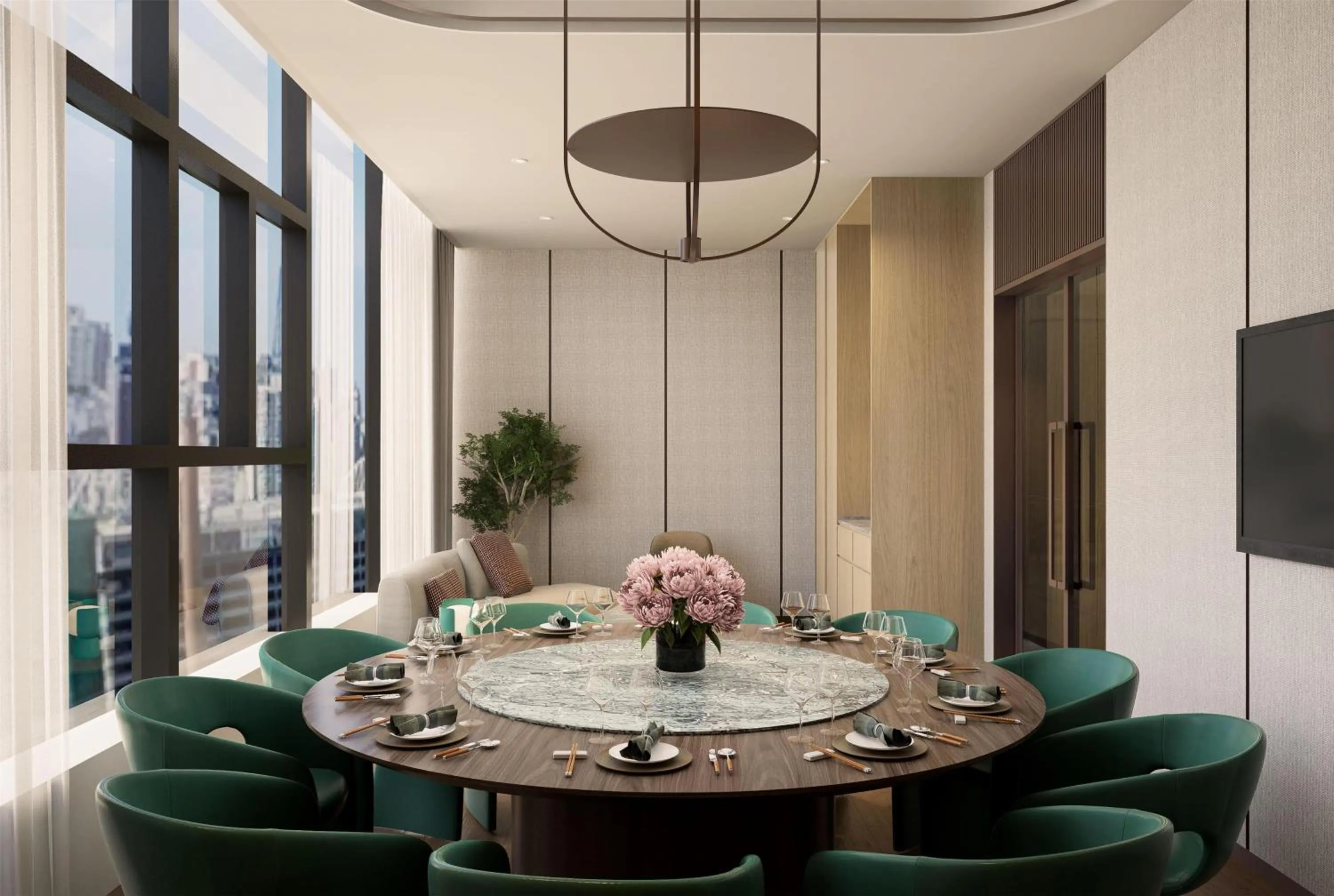 Dining area in Hilton Garden Inn Shenzhen Pingshan Chaoshang Plaza