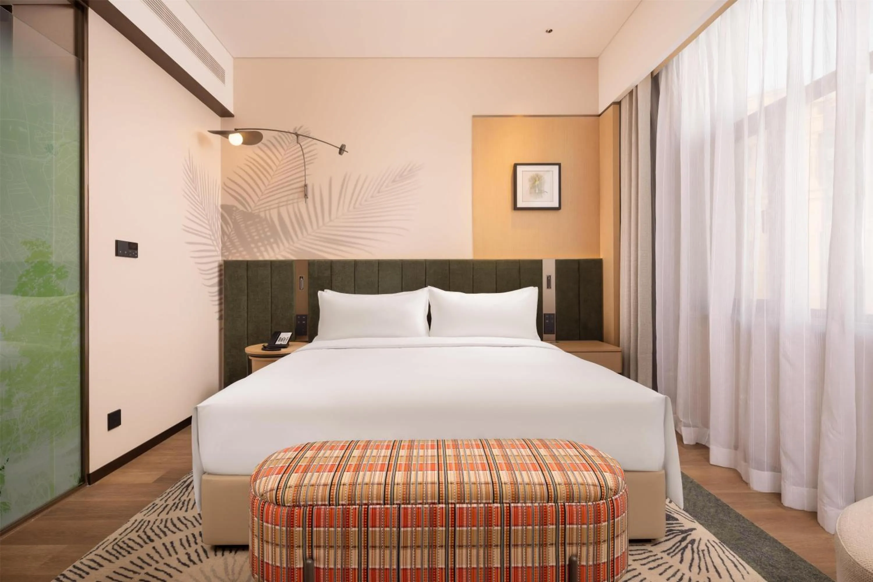 Bed in Hilton Garden Inn Songyuan Ningjiang