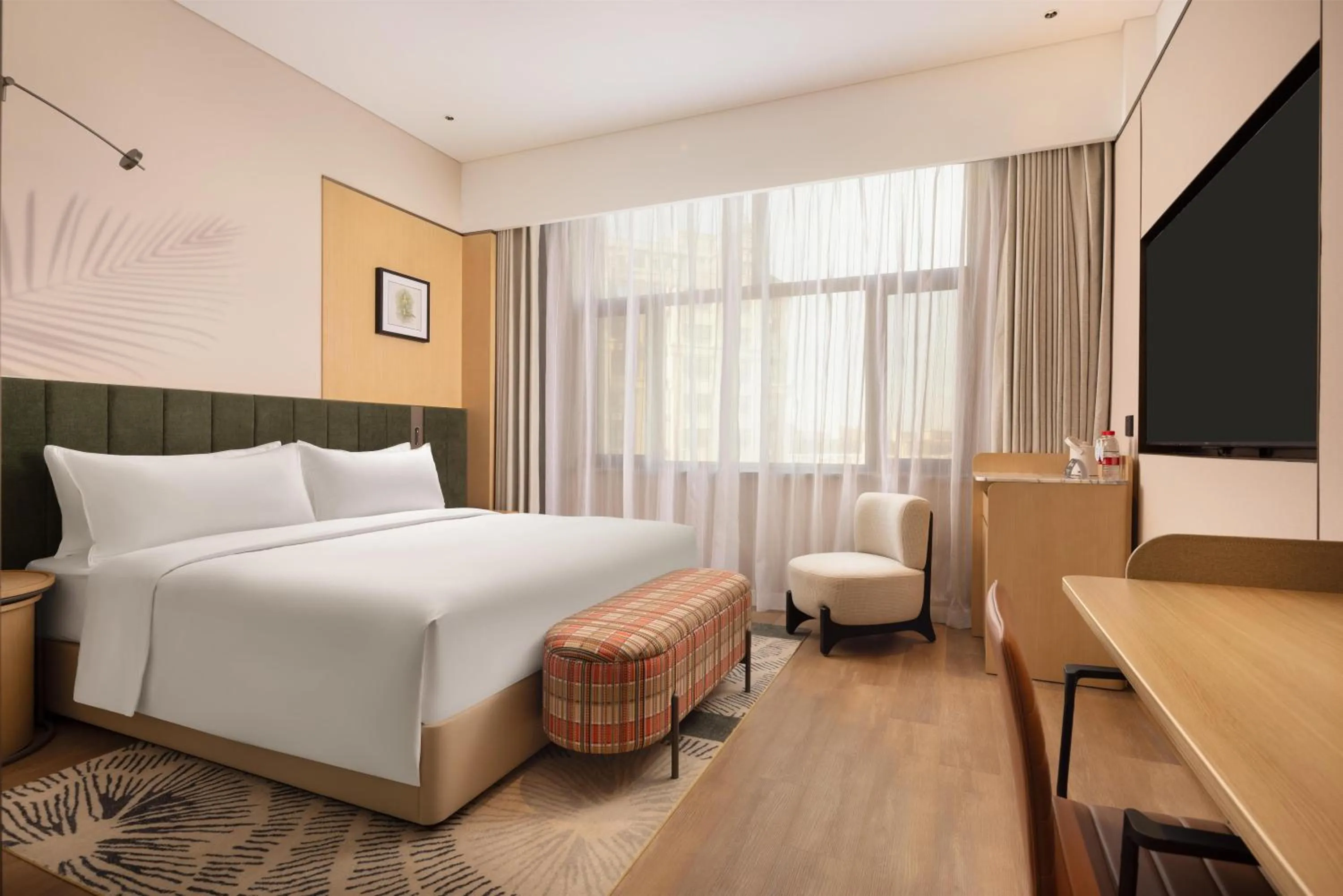 Bed in Hilton Garden Inn Songyuan Ningjiang