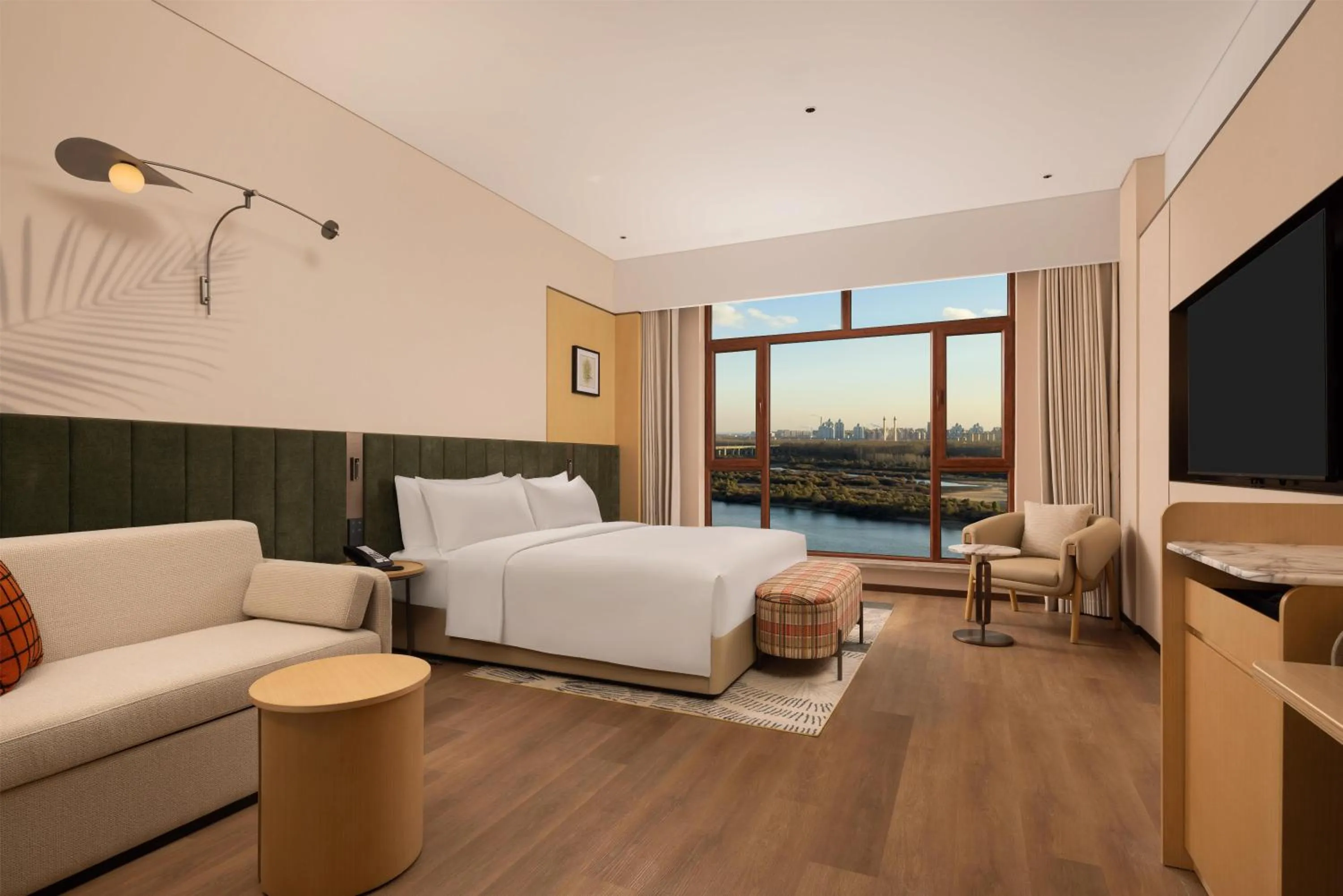 Bed in Hilton Garden Inn Songyuan Ningjiang