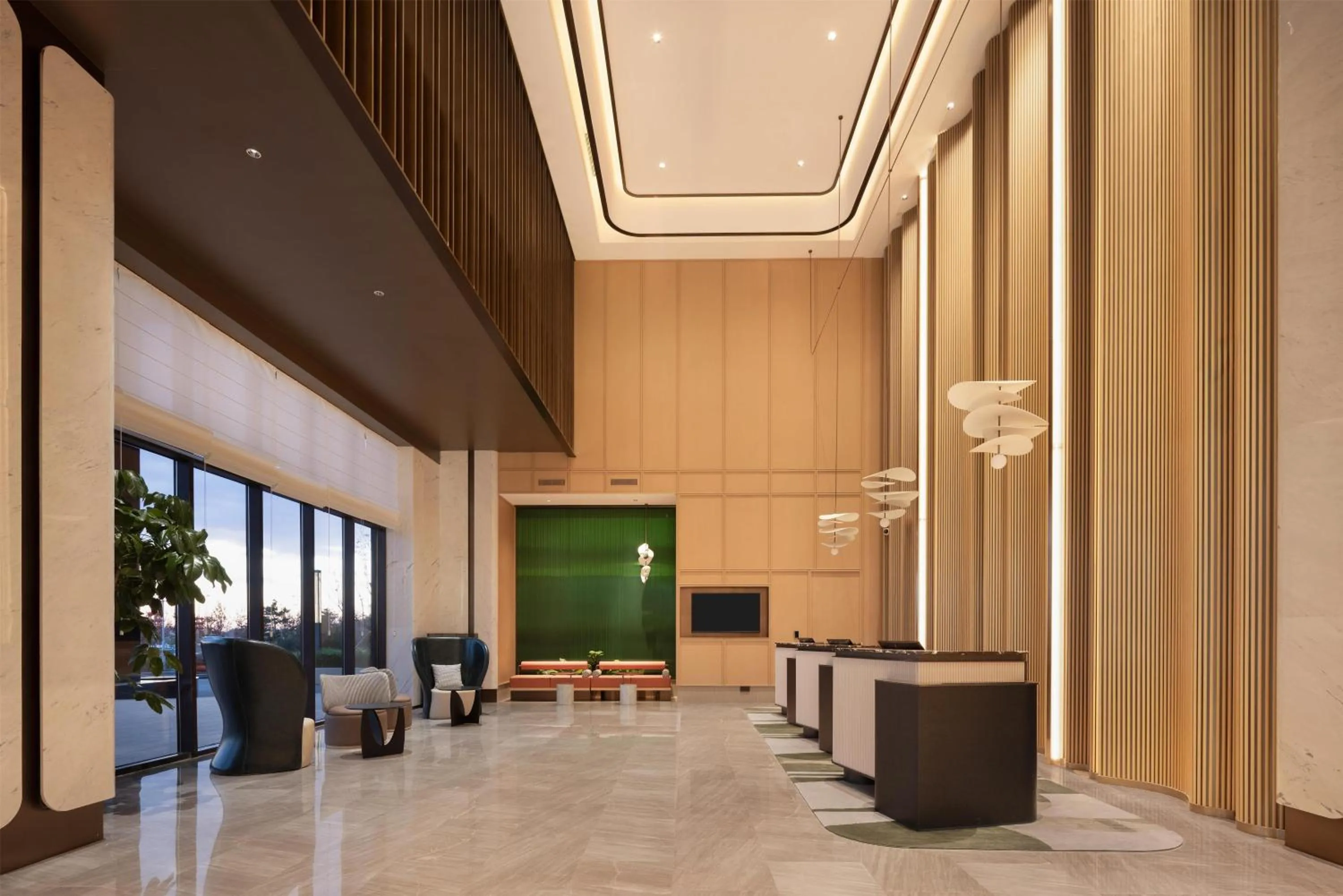 Lobby or reception in Hilton Garden Inn Songyuan Ningjiang