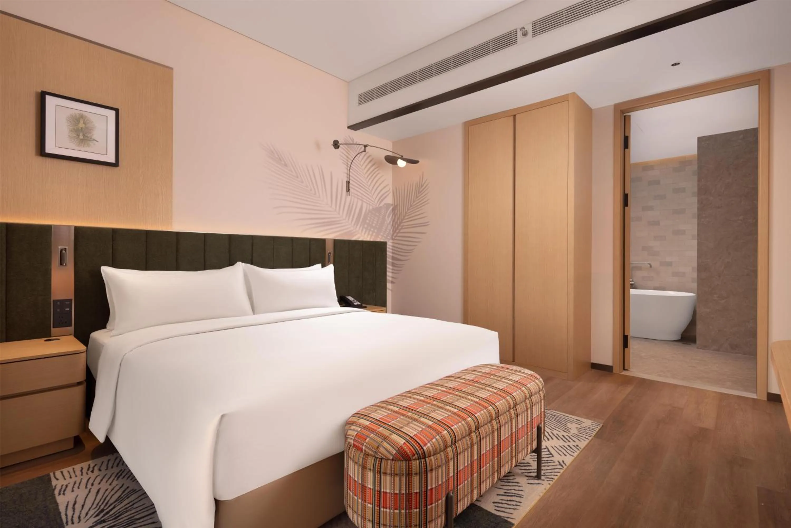 Bed in Hilton Garden Inn Songyuan Ningjiang