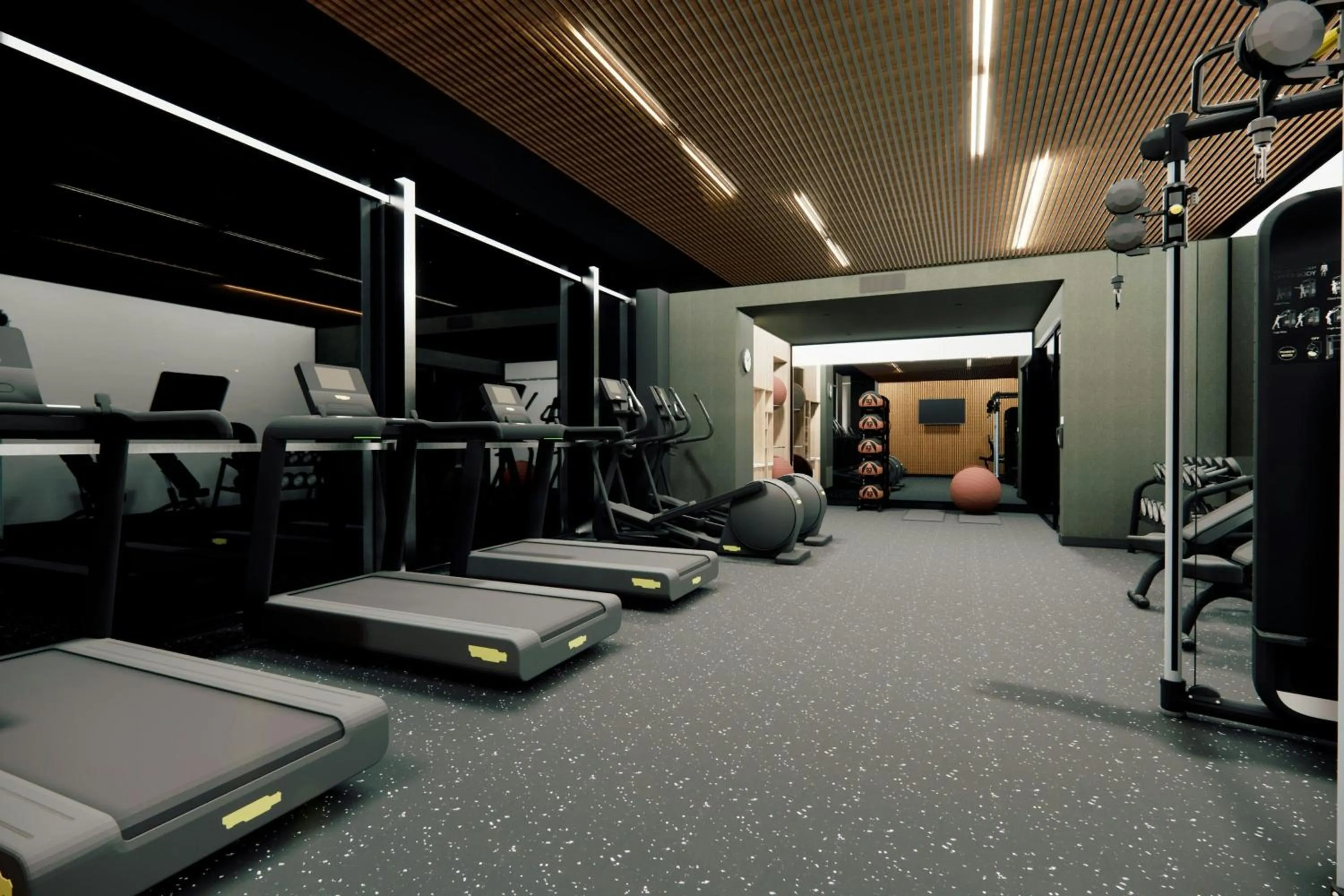 Fitness centre/facilities in Courtyard by Marriott Quito Airport