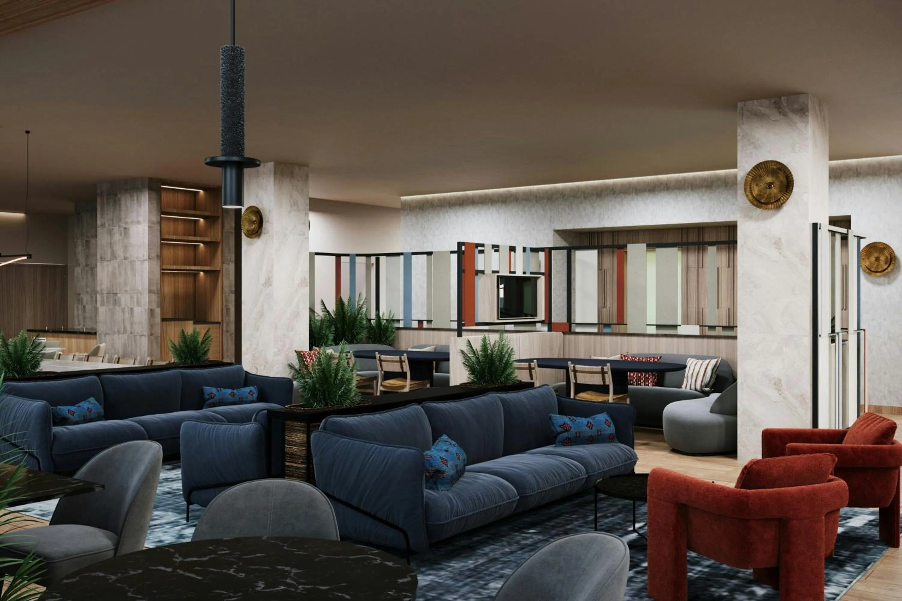 Lobby or reception in Courtyard by Marriott Quito Airport