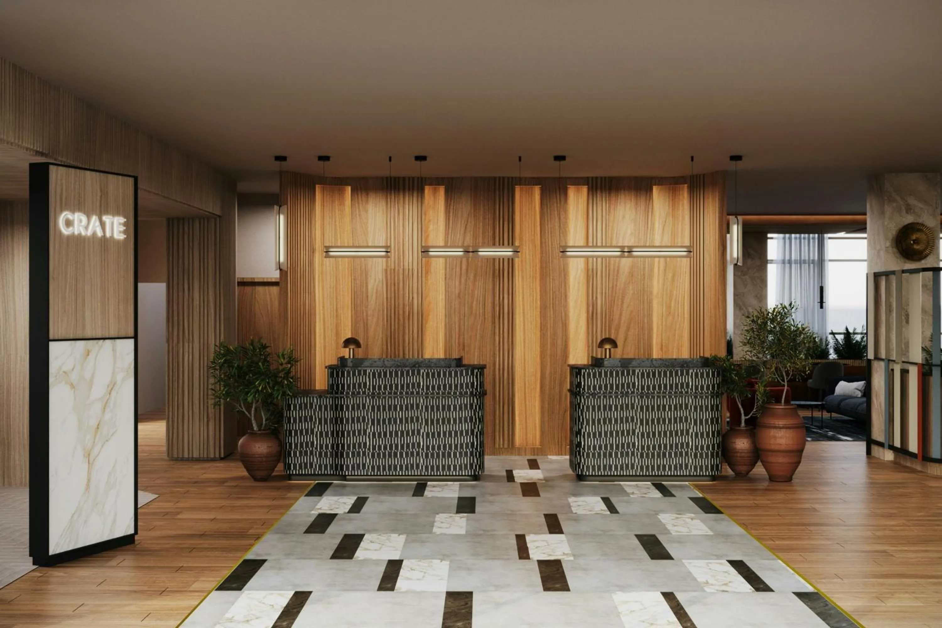 Lobby or reception in Courtyard by Marriott Quito Airport