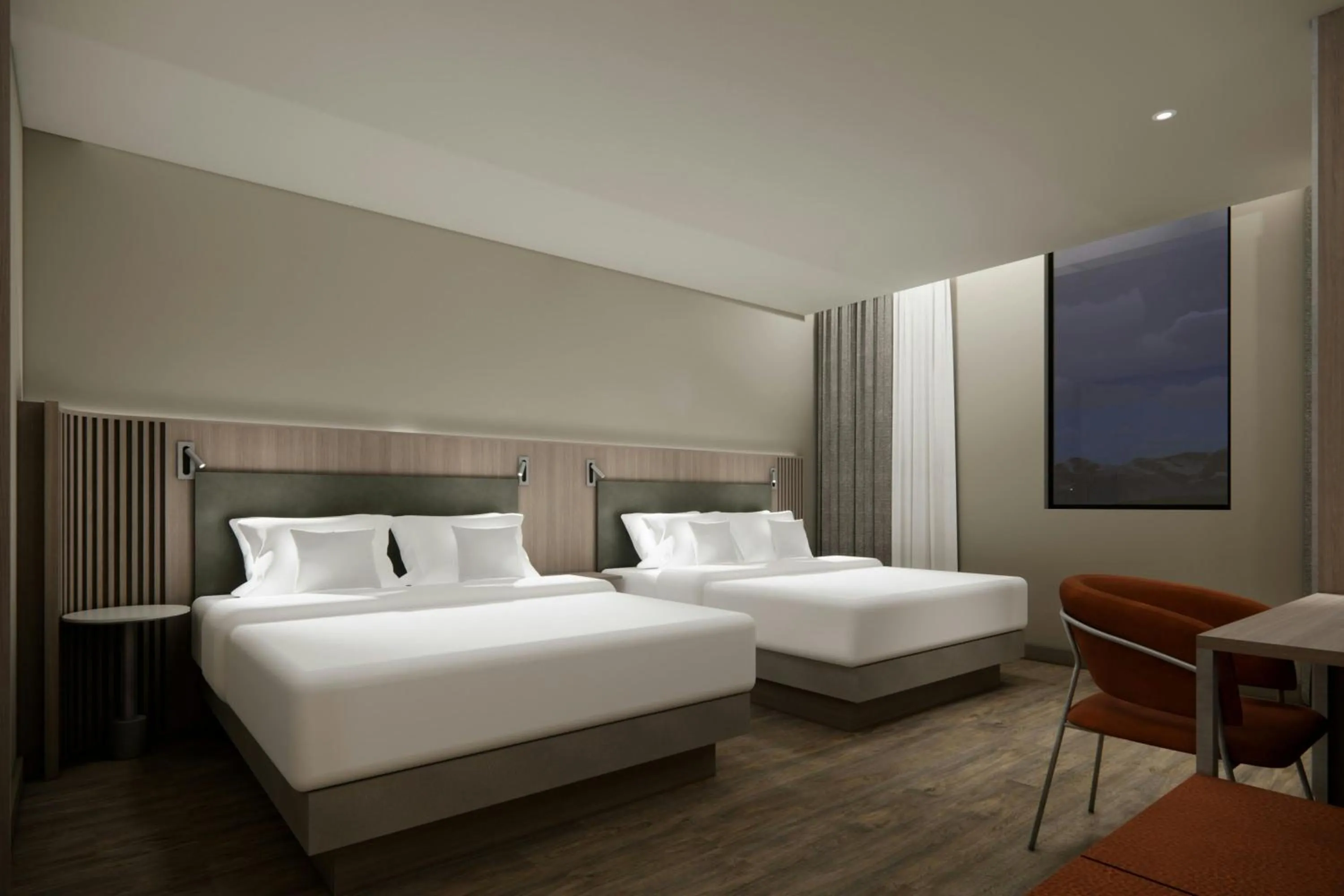 Photo of the whole room, Bed in Courtyard by Marriott Quito Airport
