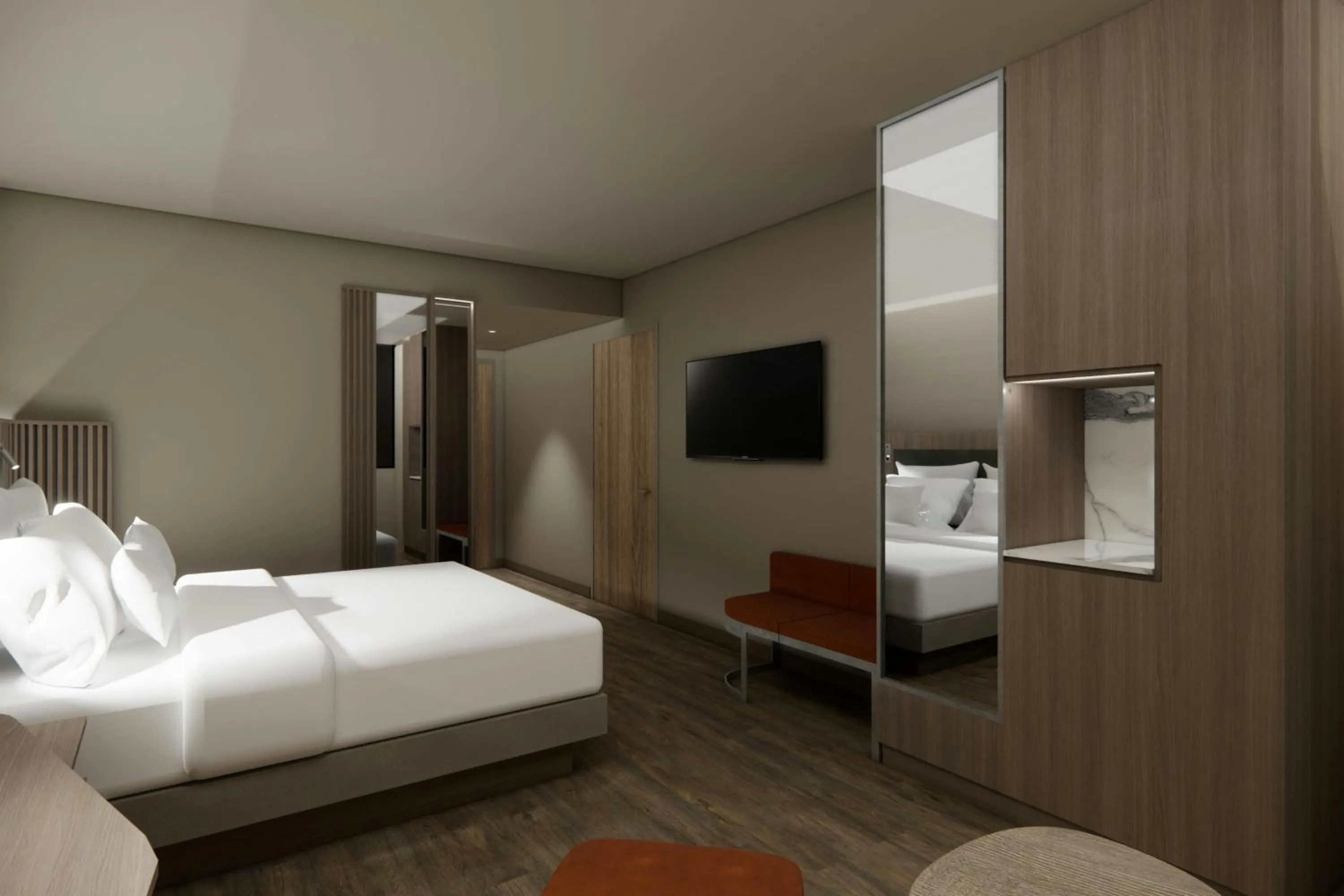 Photo of the whole room, Bed in Courtyard by Marriott Quito Airport