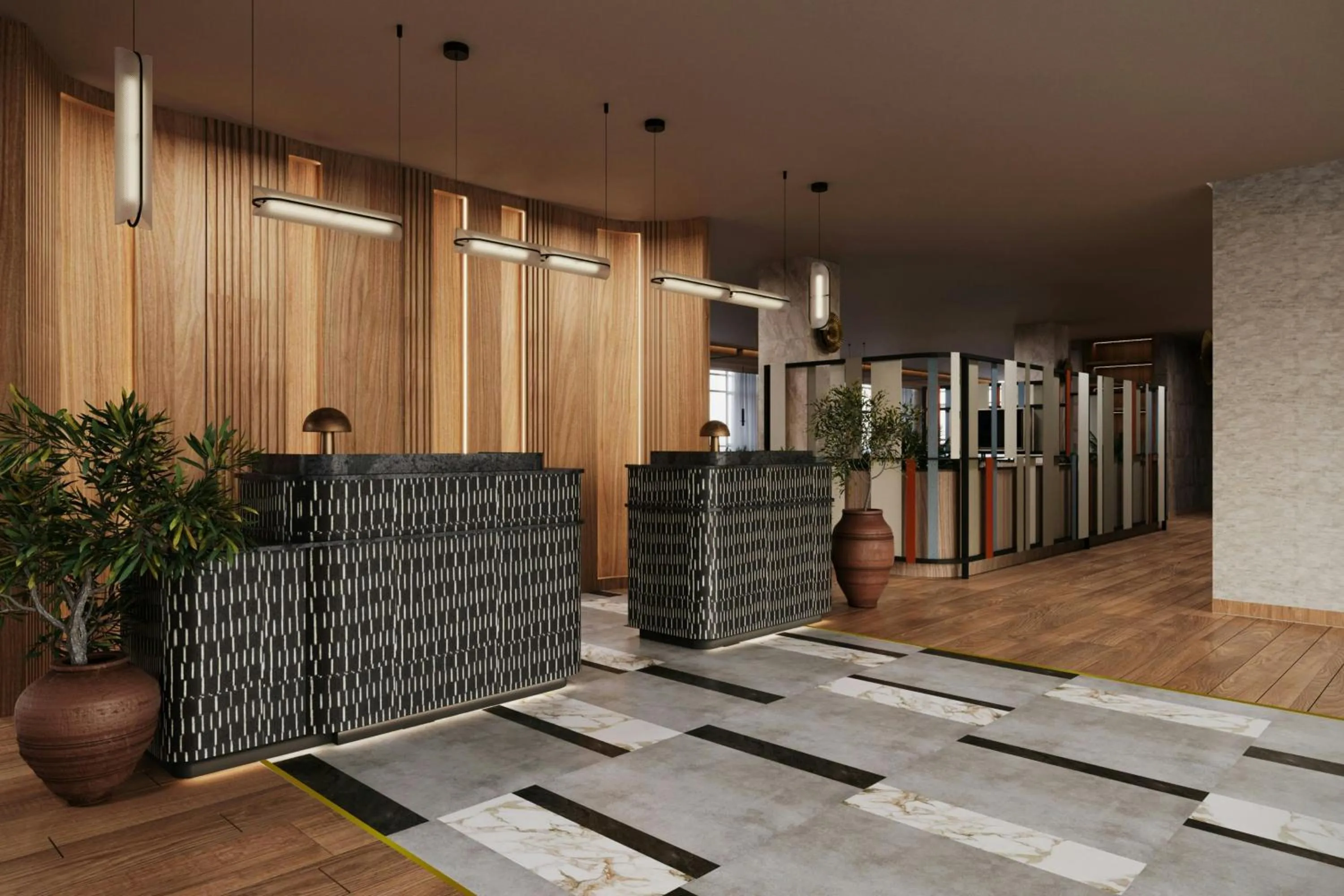 Lobby or reception in Courtyard by Marriott Quito Airport