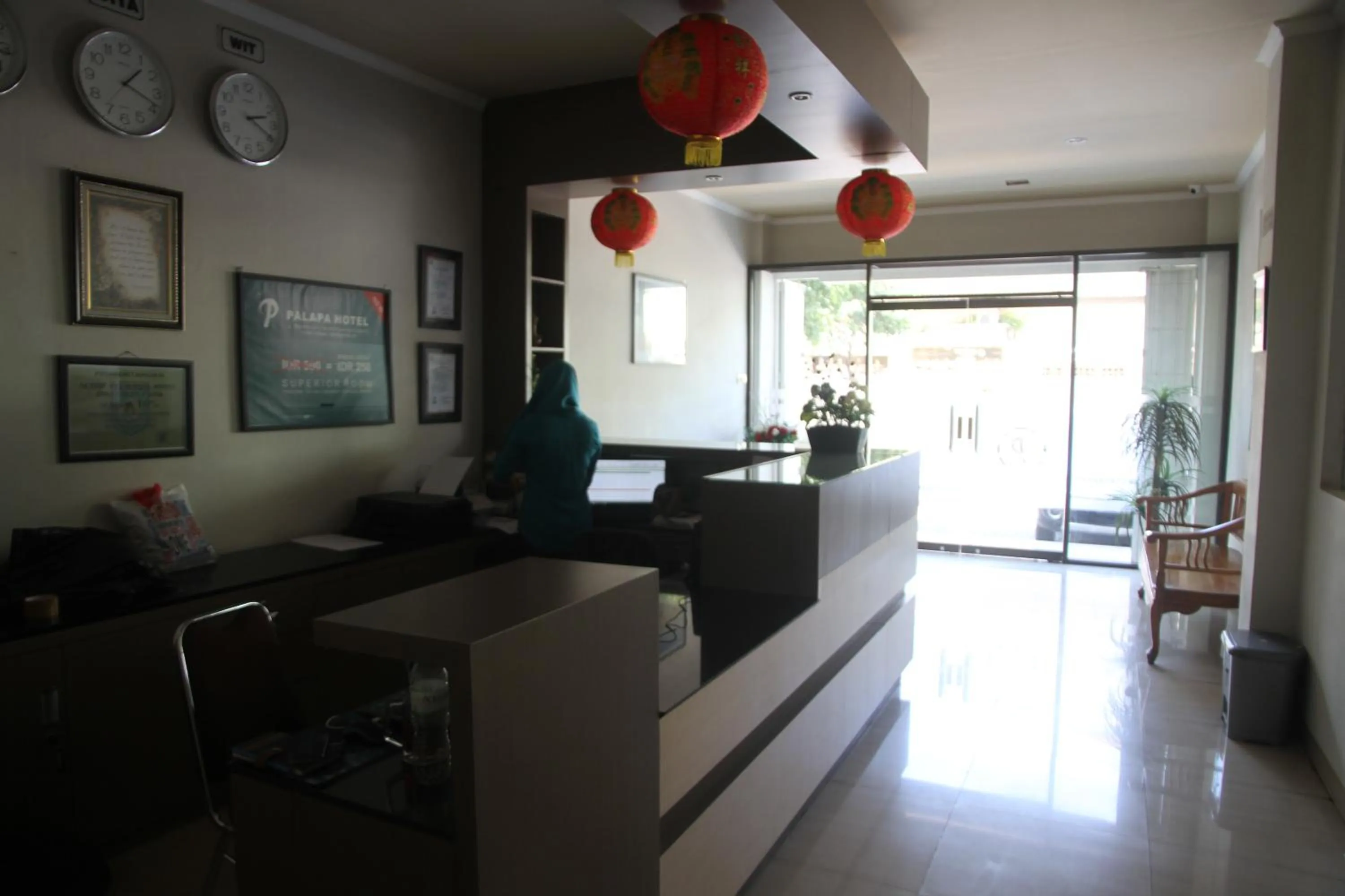 Lobby or reception in Palapa Hotel