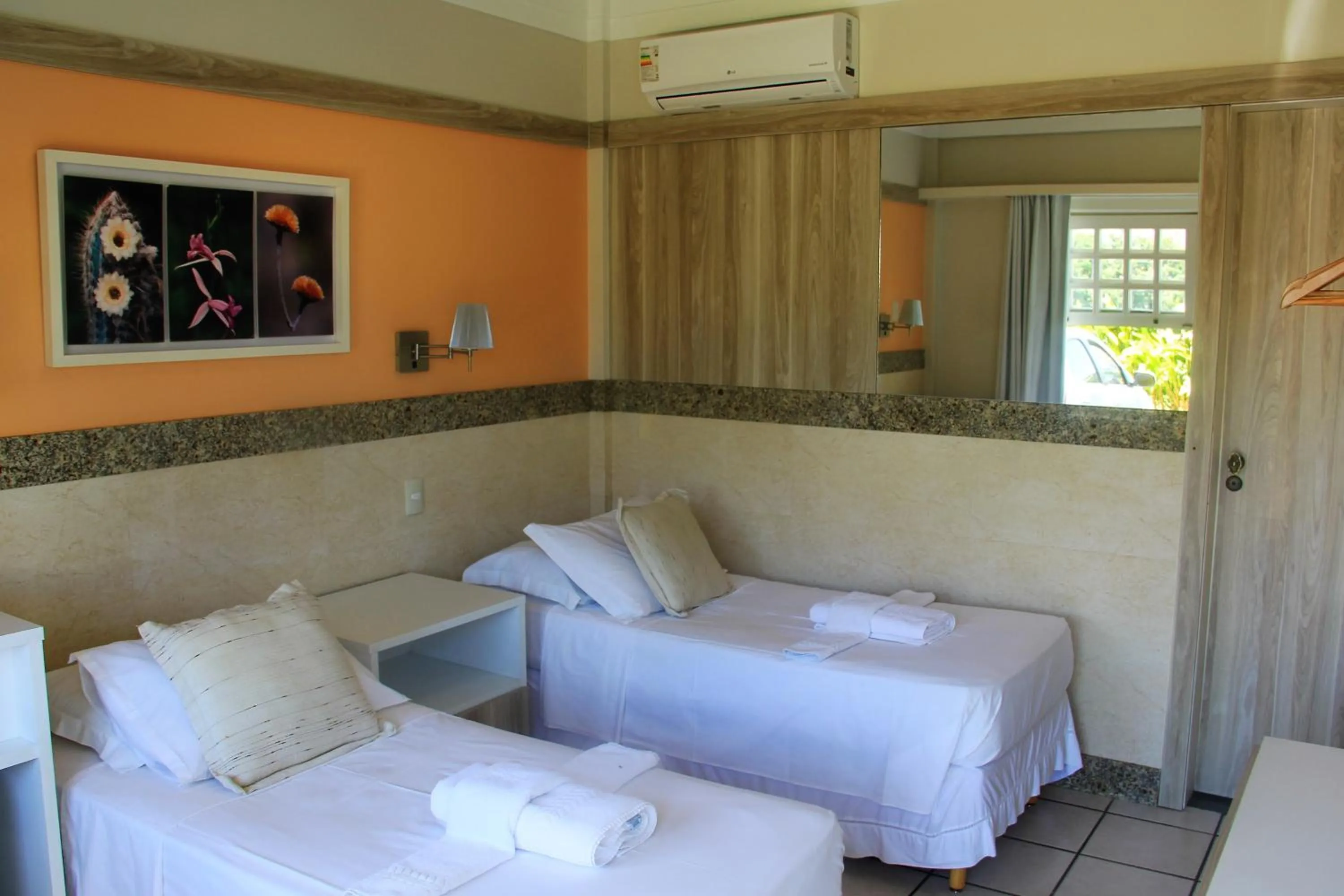 Bed in Hotel Pousada da Mangueira