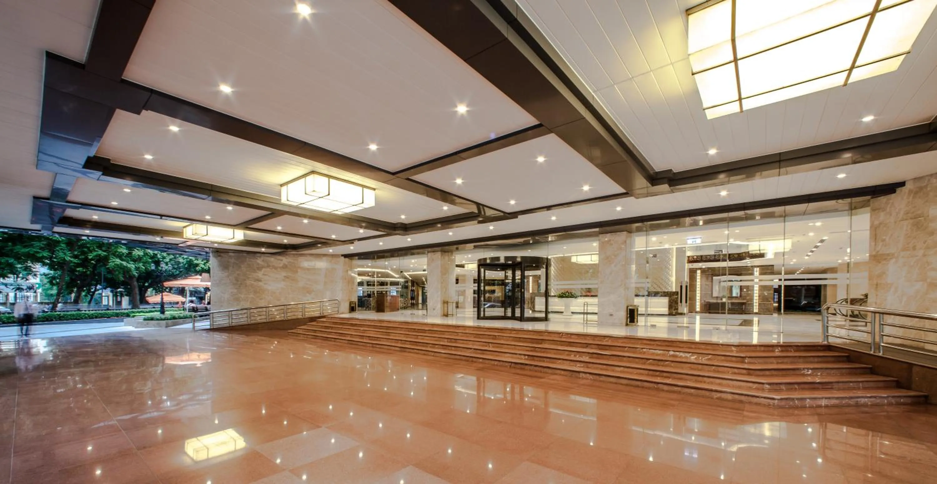 Lobby or reception in Army Hotel