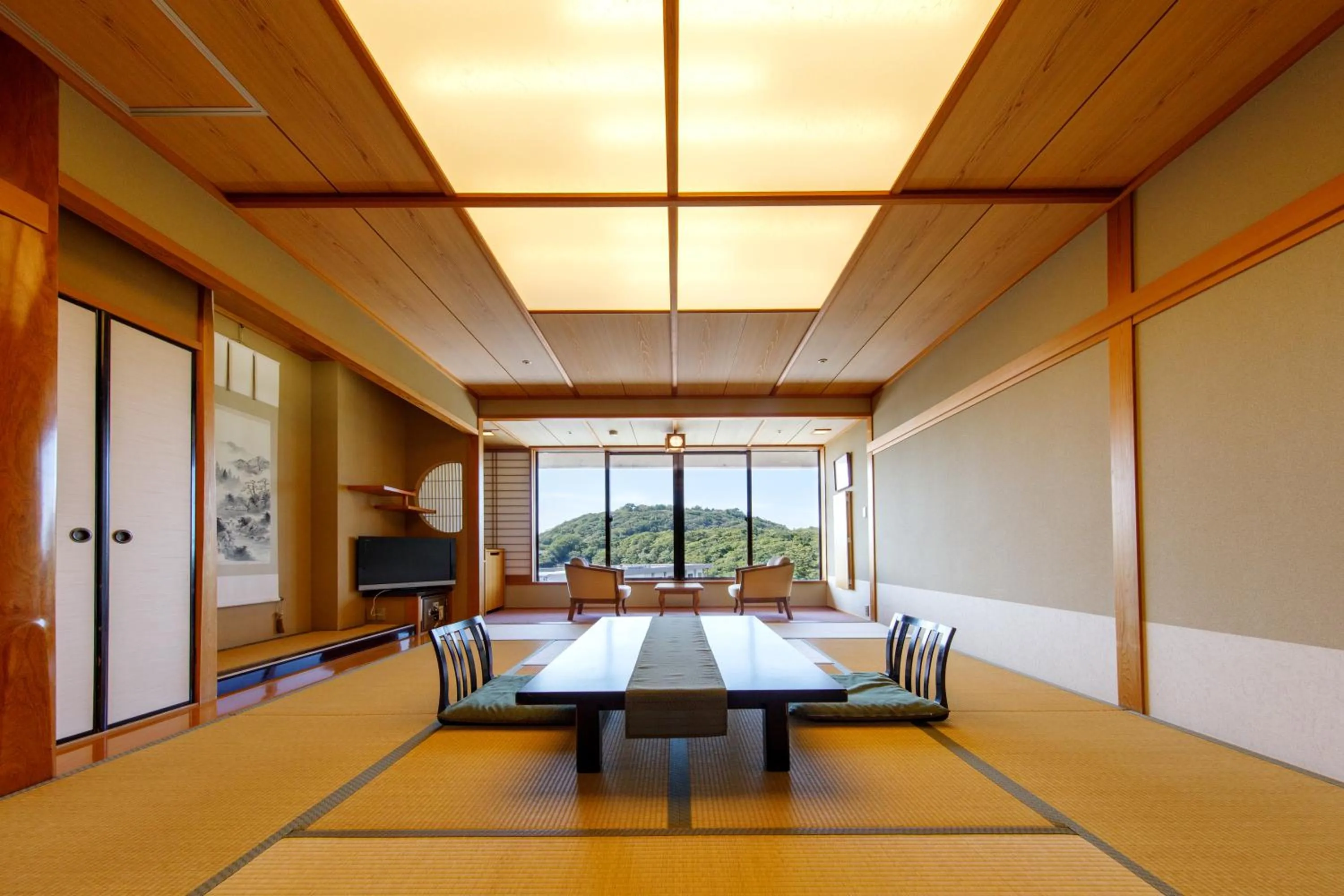 Living room in Hagi Kanko Hotel