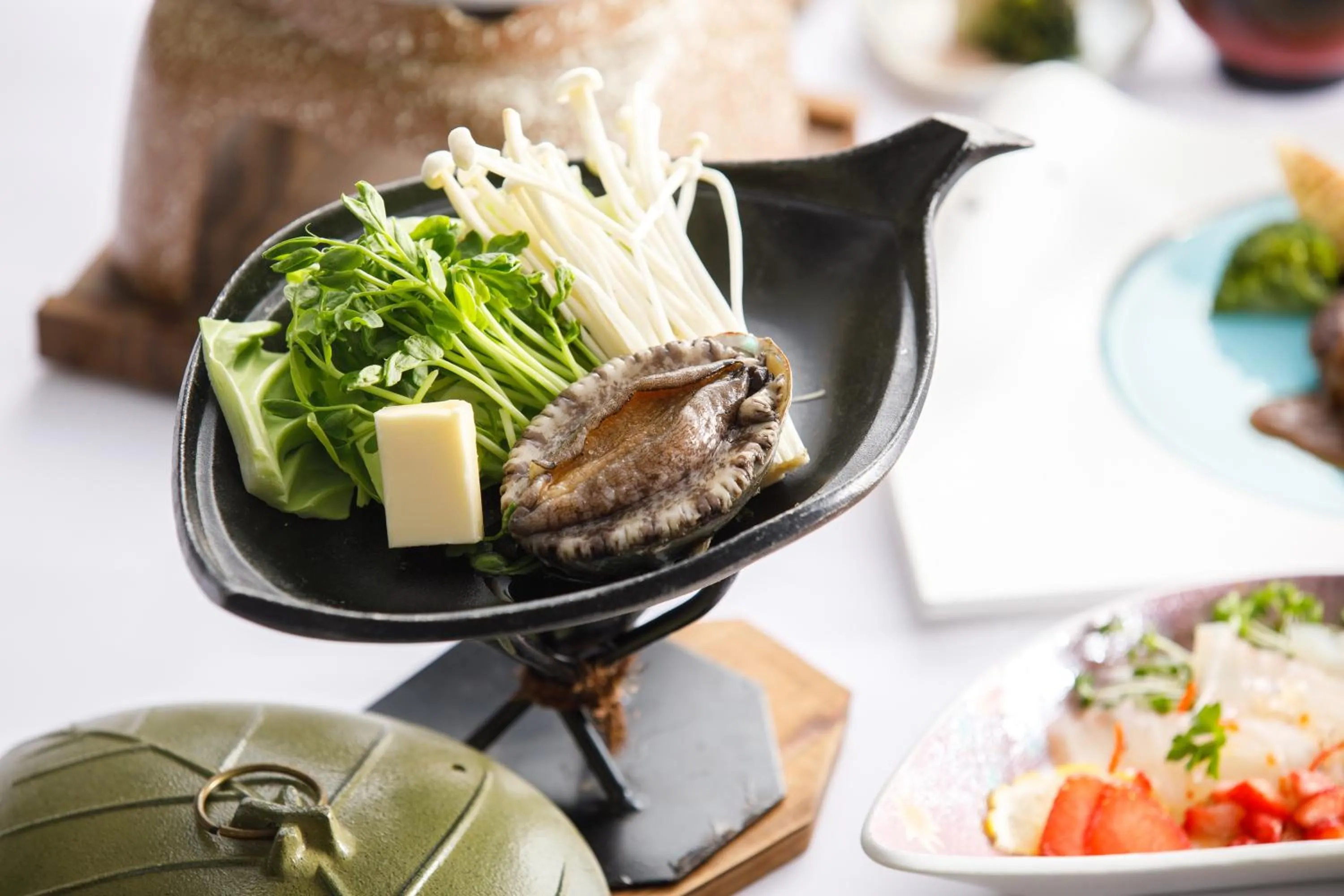 Food close-up in Hagi Kanko Hotel