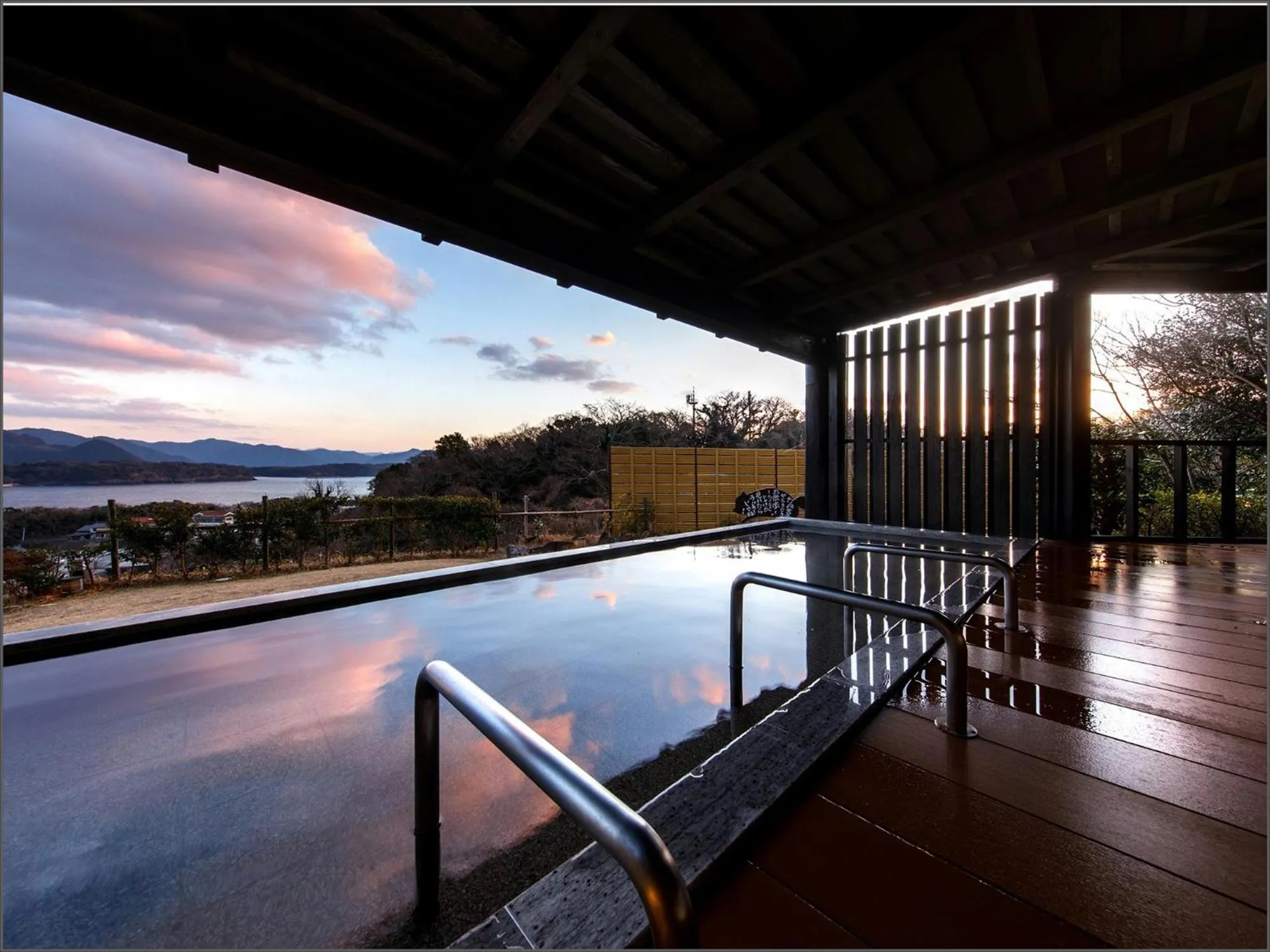 Open Air Bath in Hagi Kanko Hotel