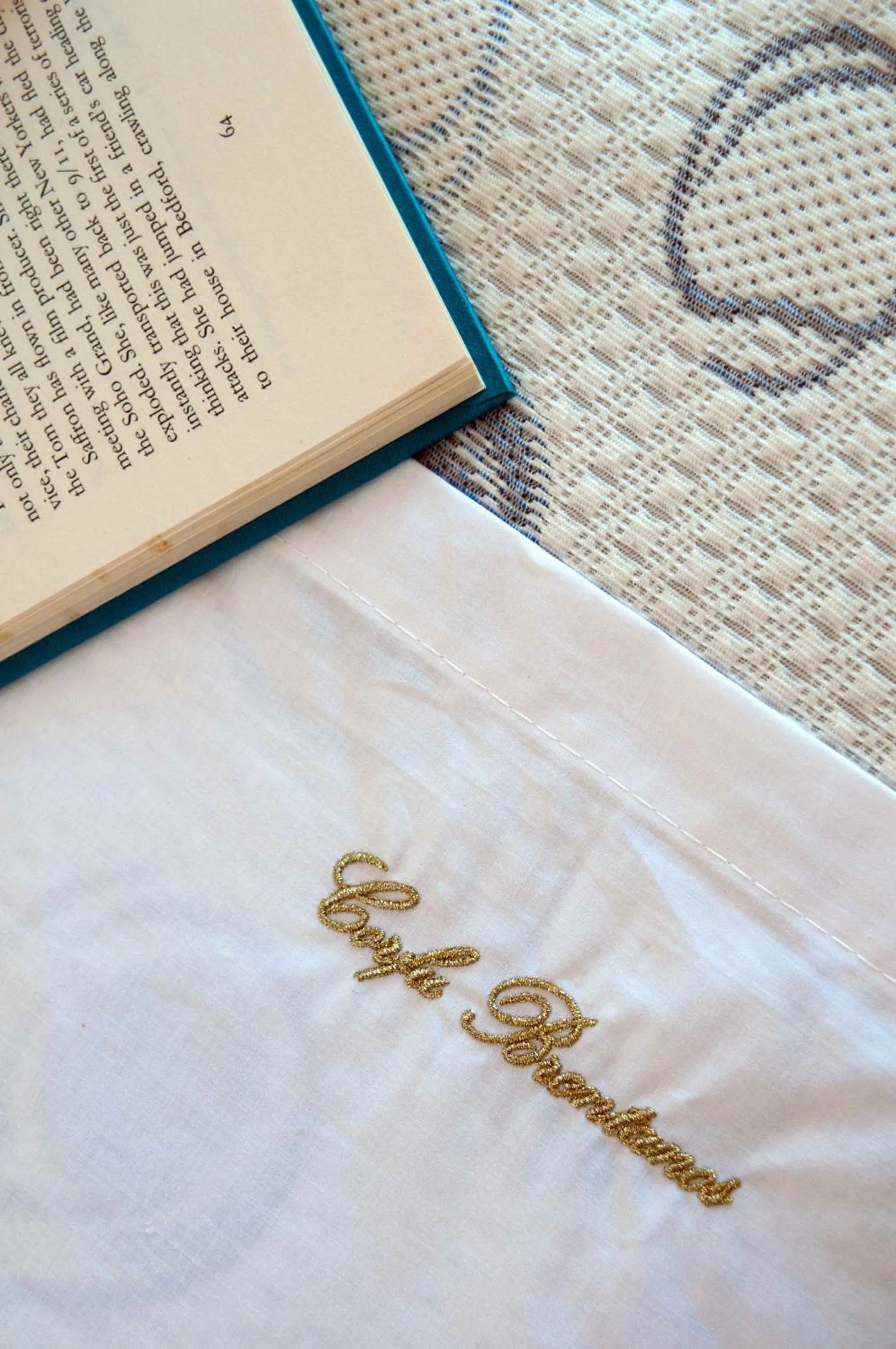 Decorative detail, Bed in Brentanos Apartments - A - View of Paradise