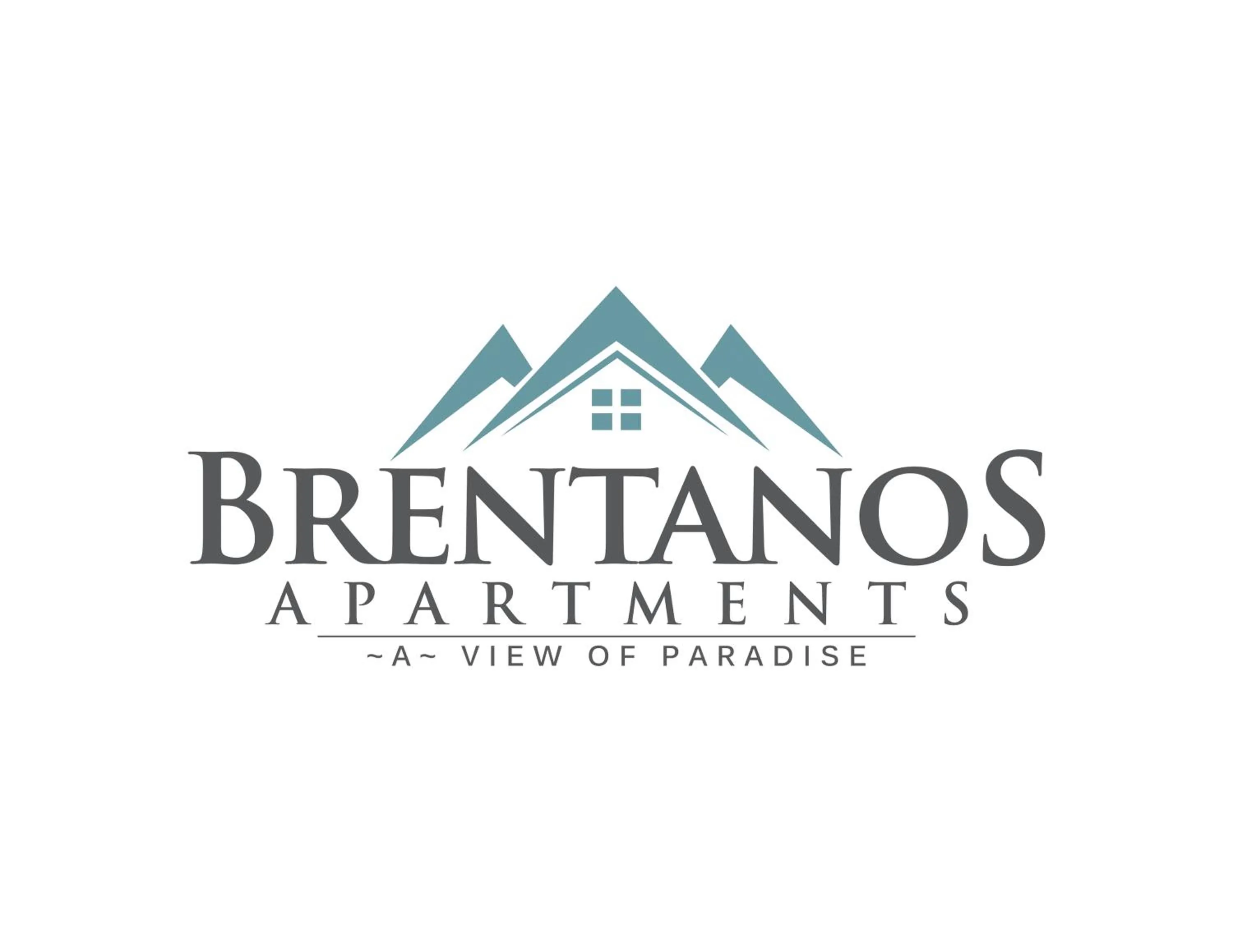Property logo or sign in Brentanos Apartments - A - View of Paradise