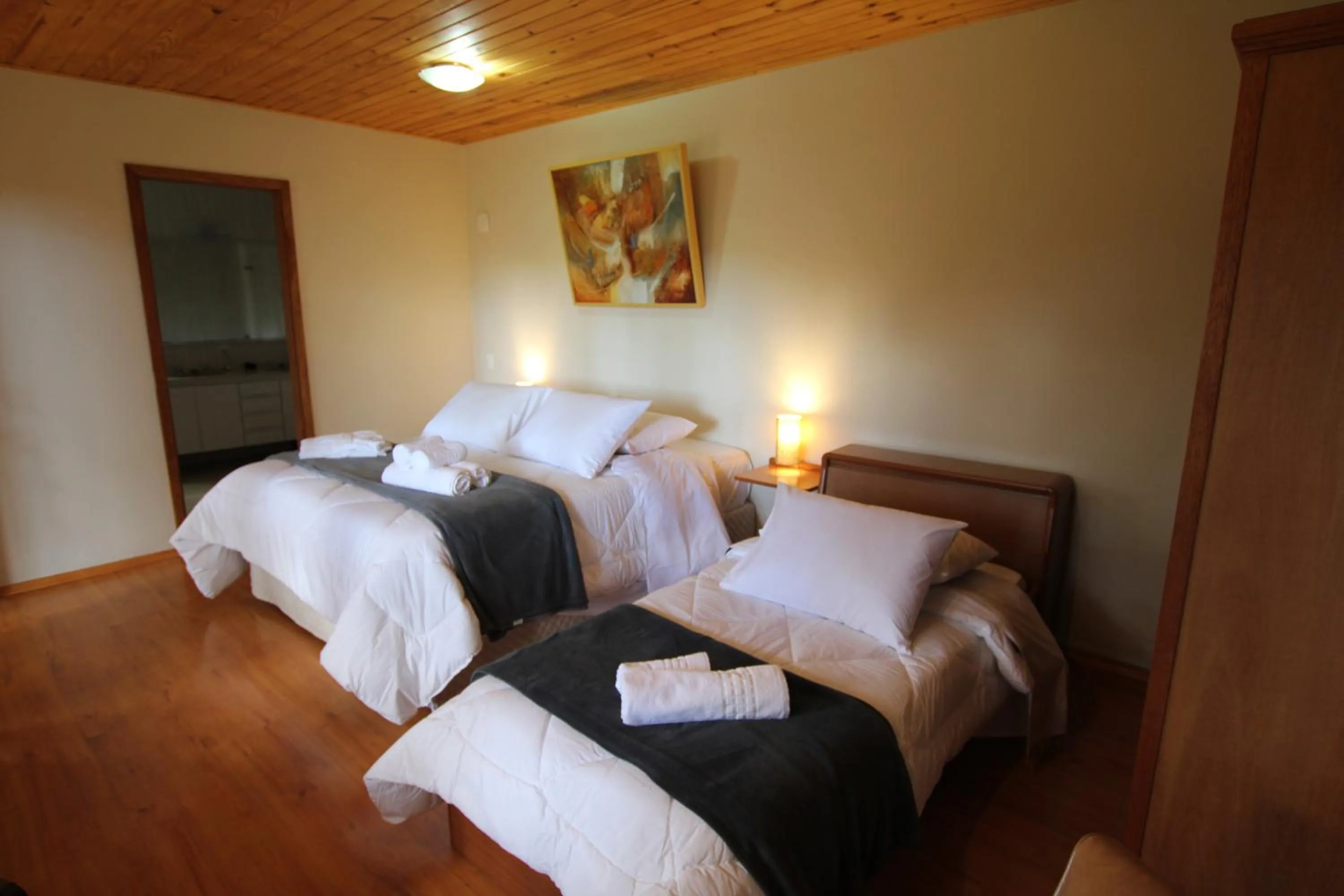 Bed in Pousada Aguia da Montanha