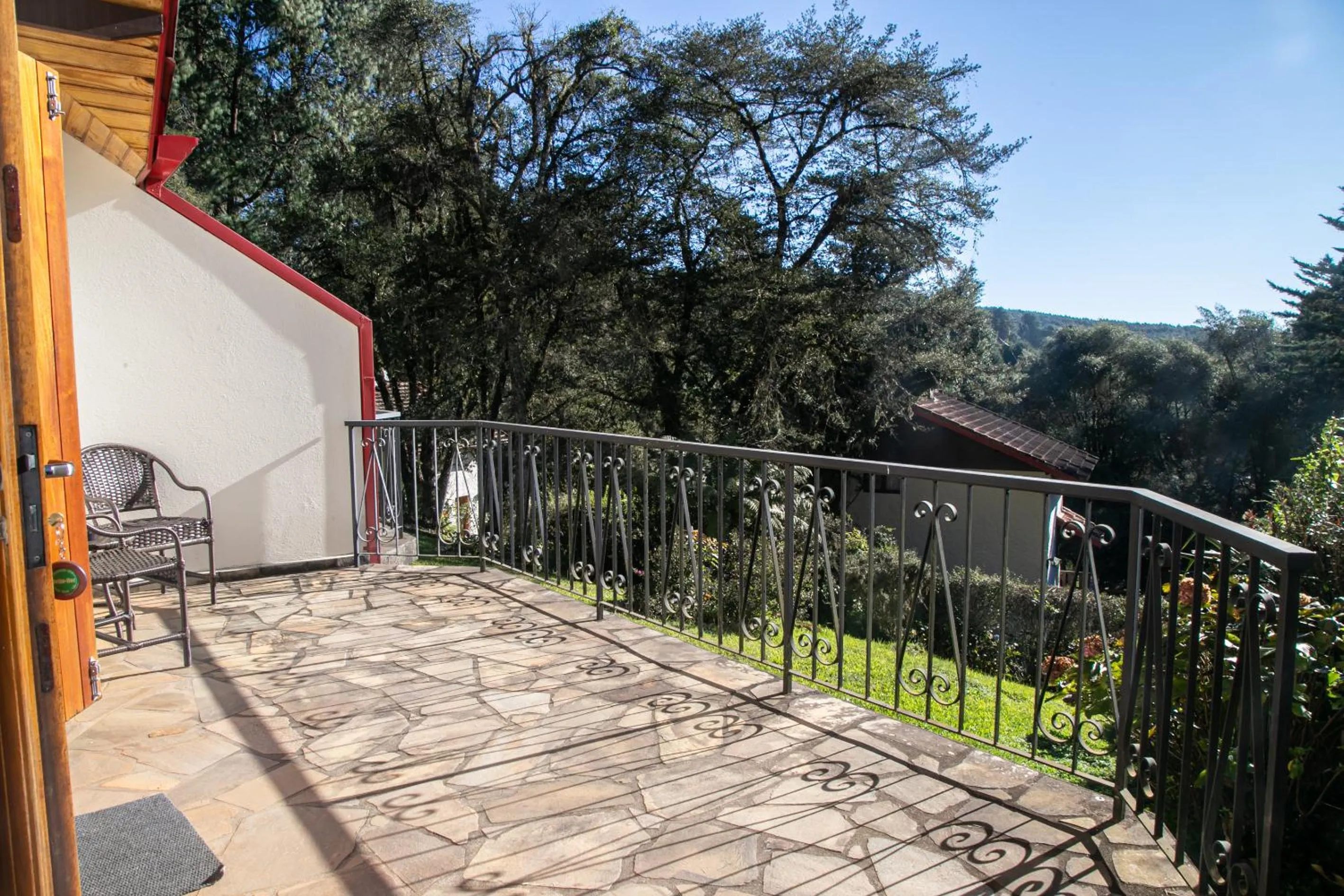 Patio in Pousada Aguia da Montanha