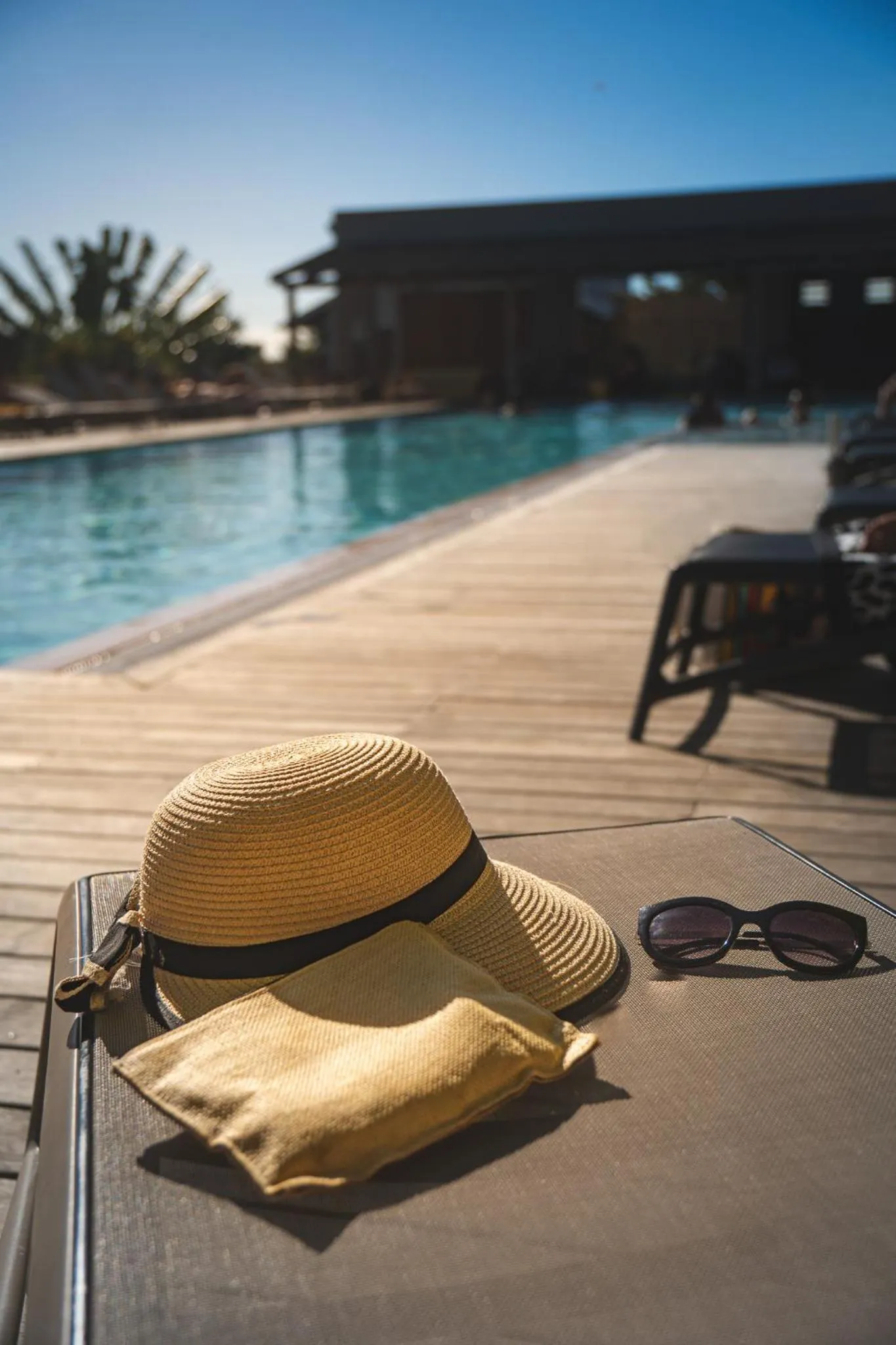 Swimming pool in Dina Morgabine Saint Gilles
