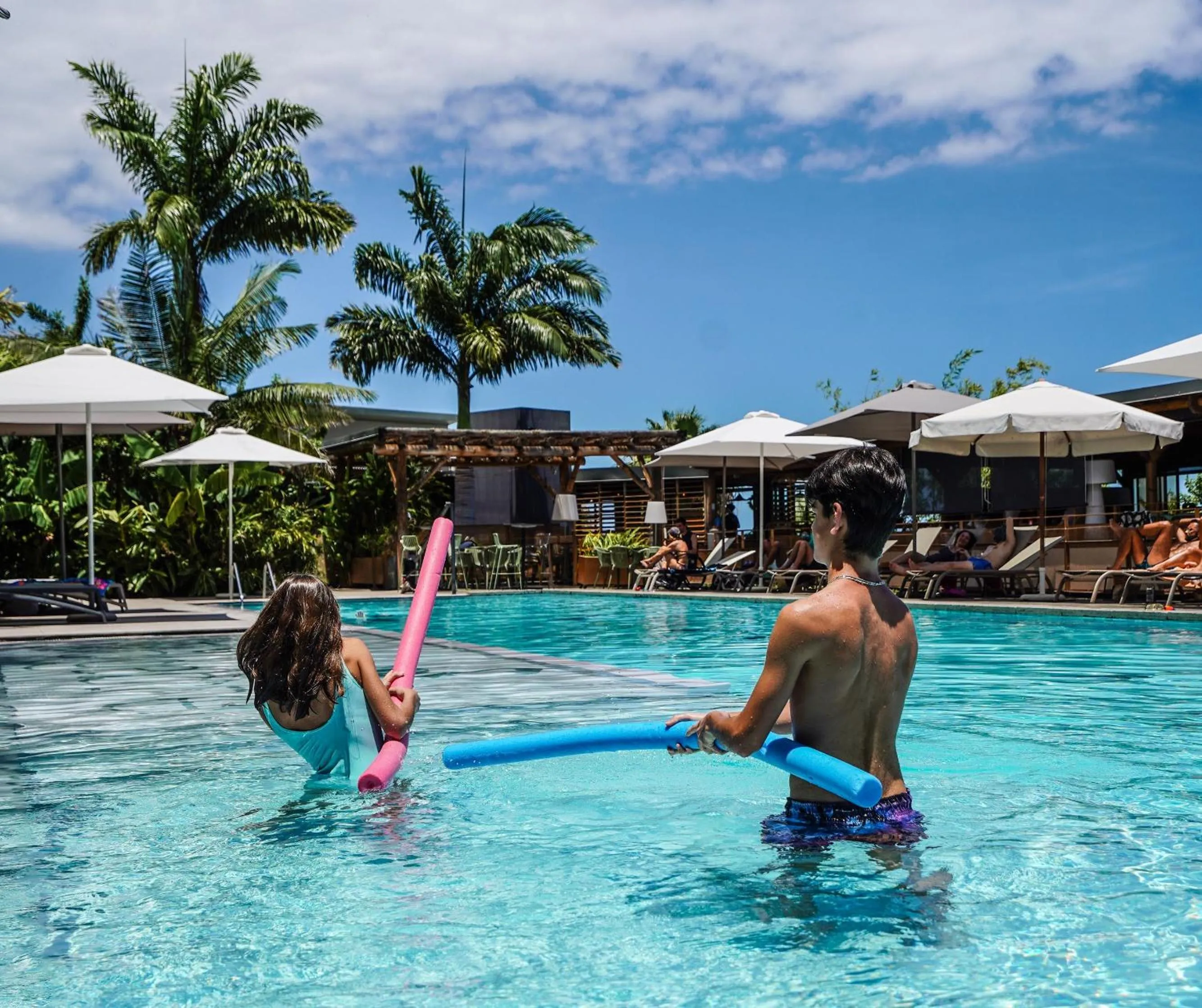 Swimming pool in Dina Morgabine Saint Gilles