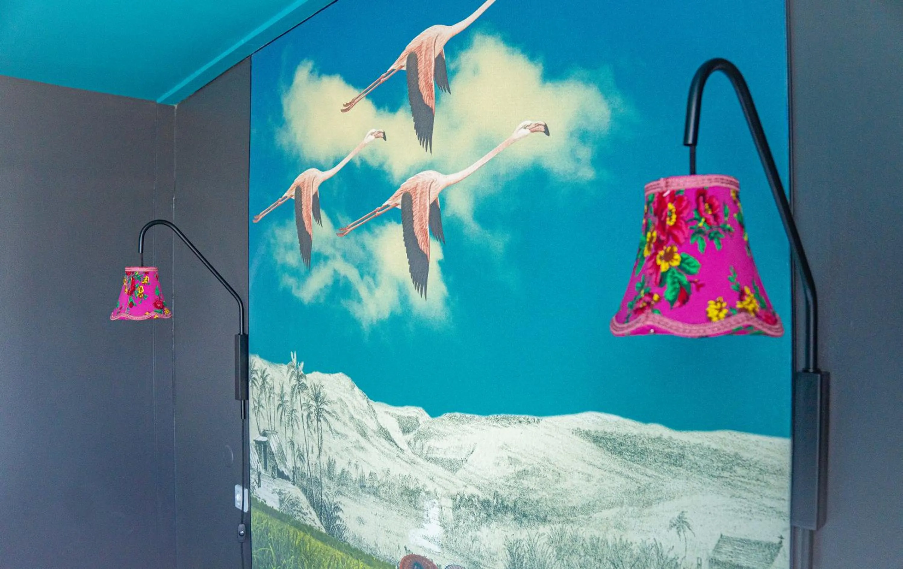 Decorative detail in Dina Morgabine Saint Gilles