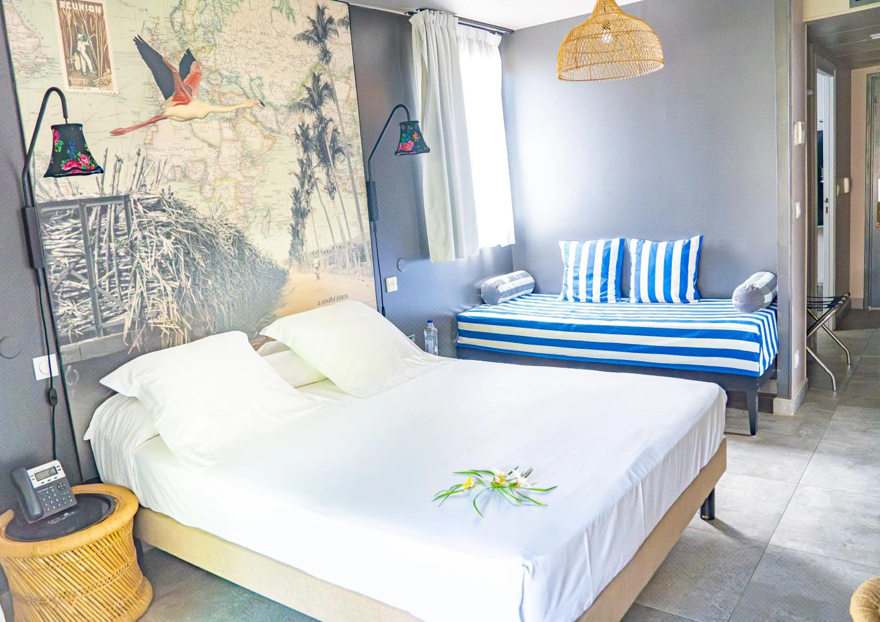 Bed in Dina Morgabine Saint Gilles