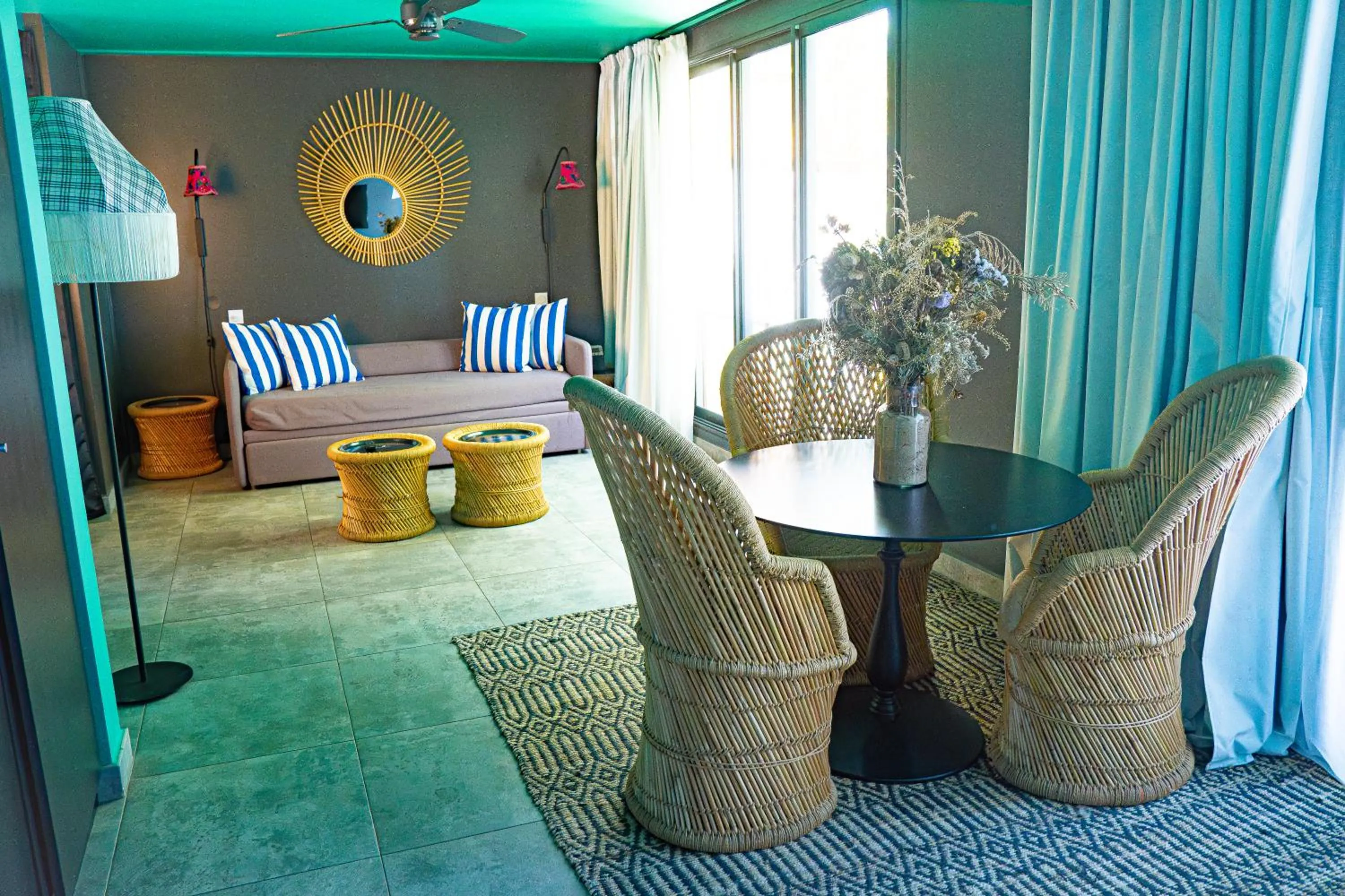 Living room in Dina Morgabine Saint Gilles