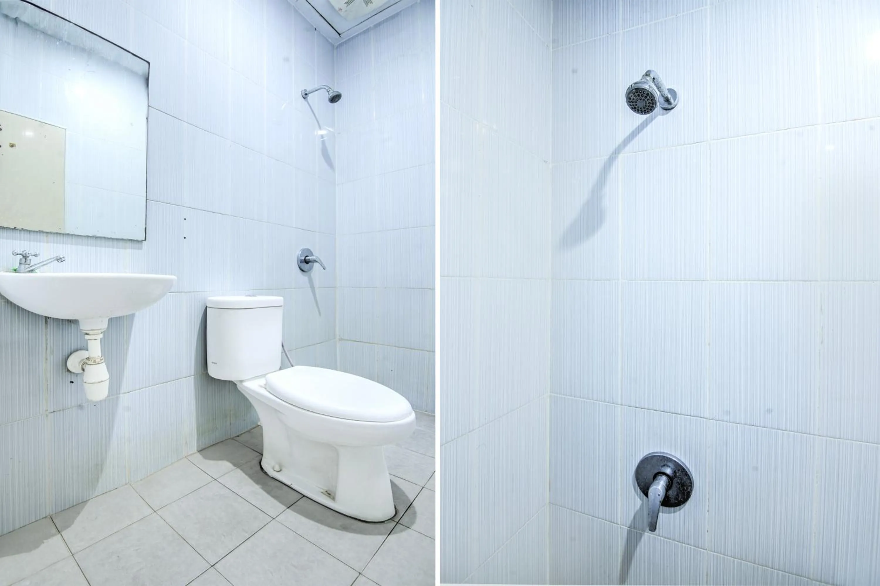 Bathroom in Hotel O Makassar near Mall Panakukang formerly Hotel Lucky Inn Makassar