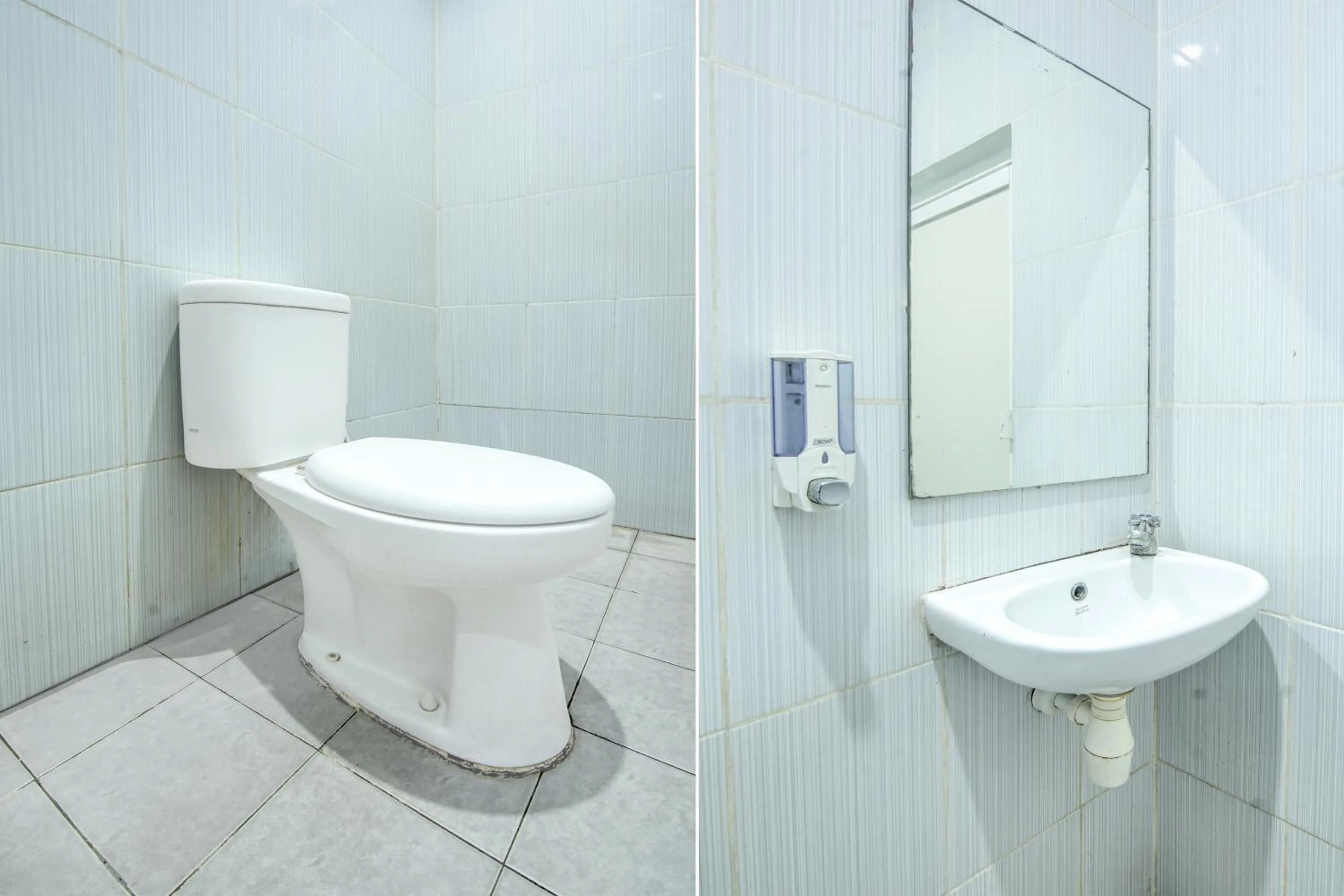 Bathroom in Hotel O Makassar near Mall Panakukang formerly Hotel Lucky Inn Makassar