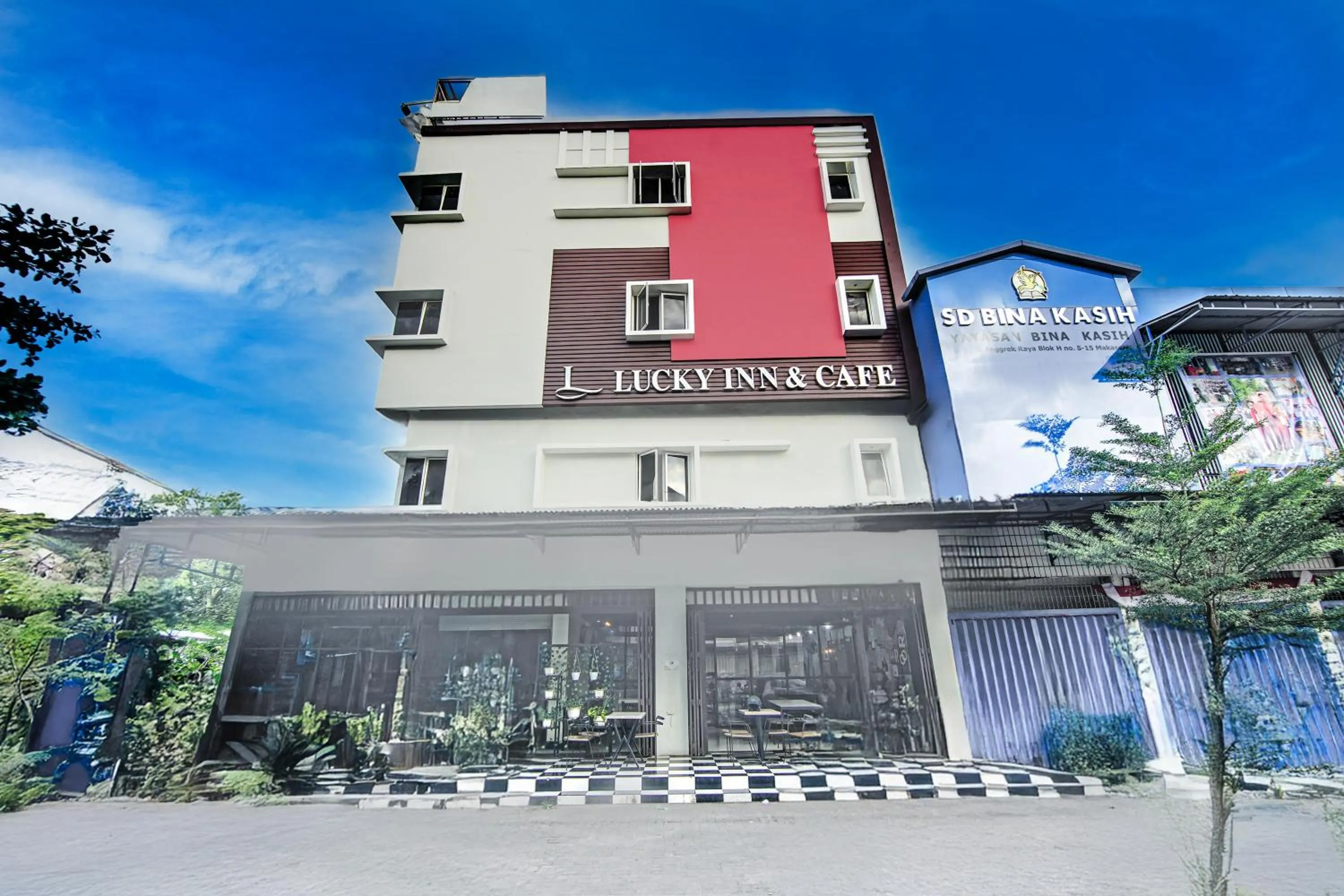 Property building in Hotel O Makassar near Mall Panakukang formerly Hotel Lucky Inn Makassar